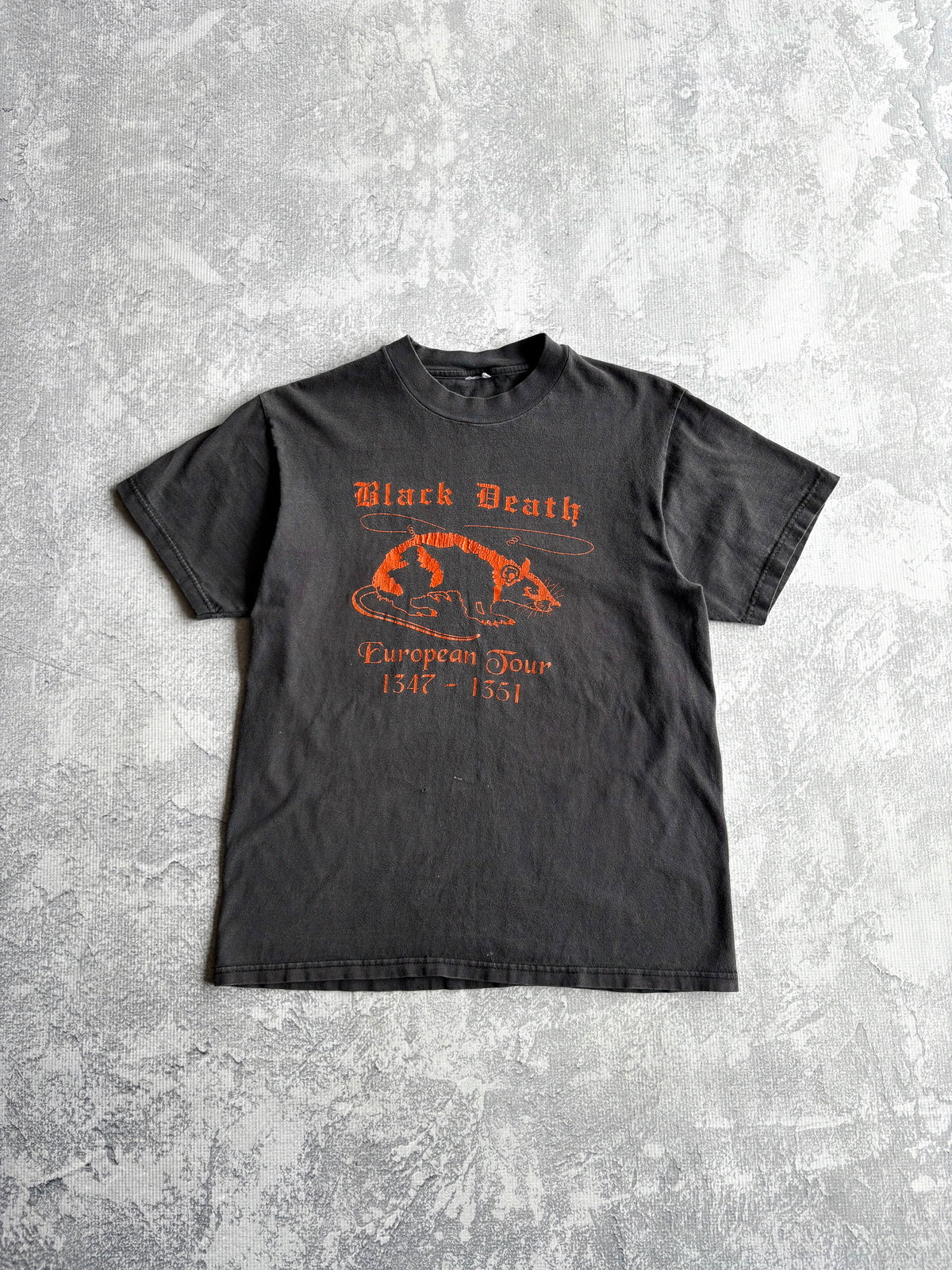 Vintage 90s Black Death European Tour Tee Shirt - M