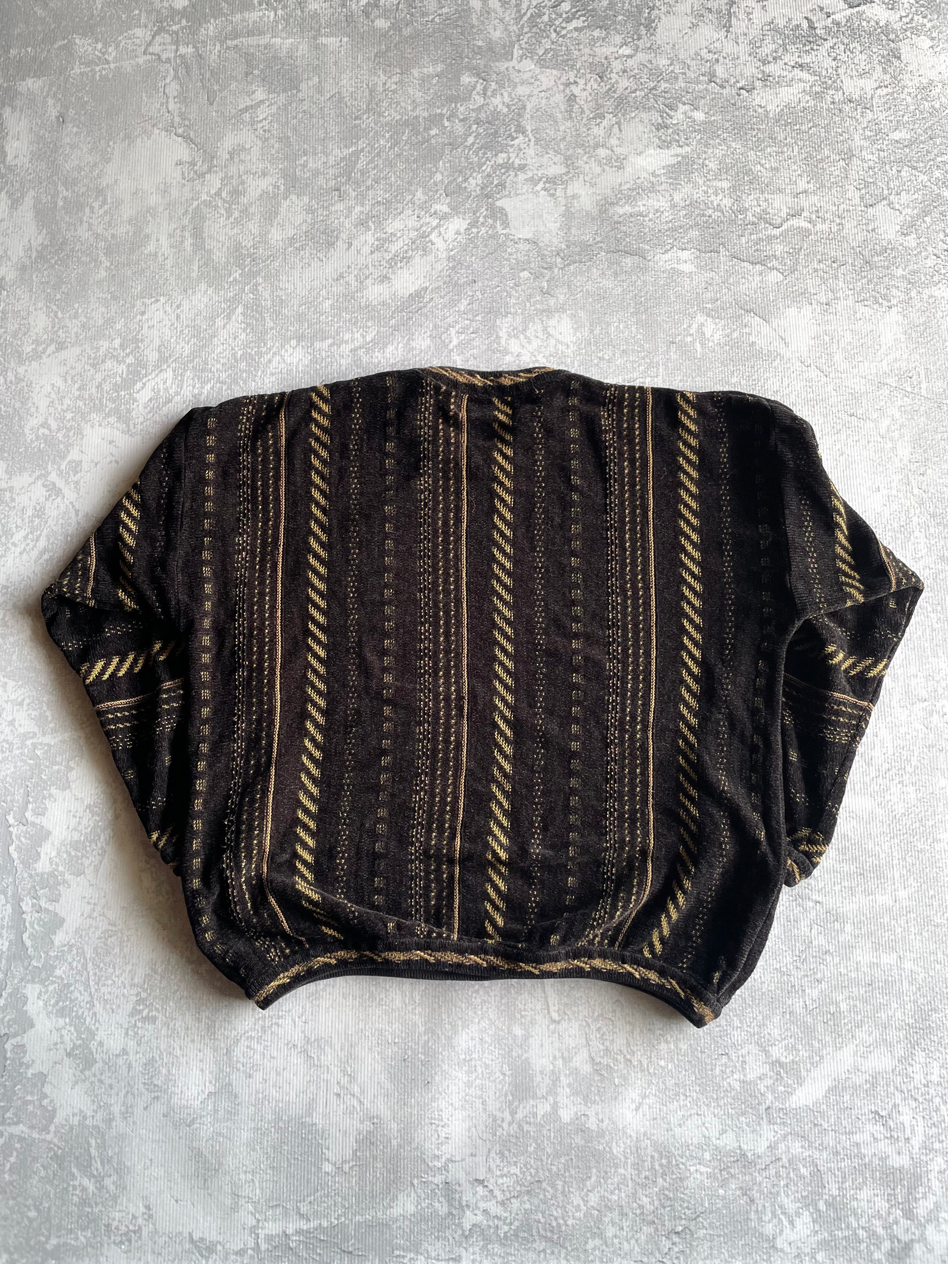 Vintage 90s Barracuta  Geometric Knit Sweater - L