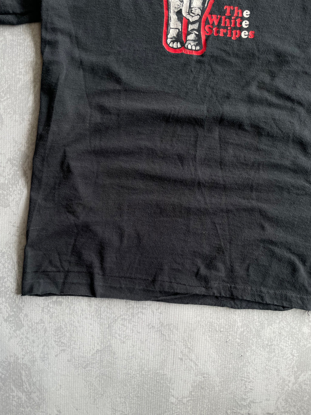 Vintage 90s The White Stripes Elephant Band Tee Shirt - M