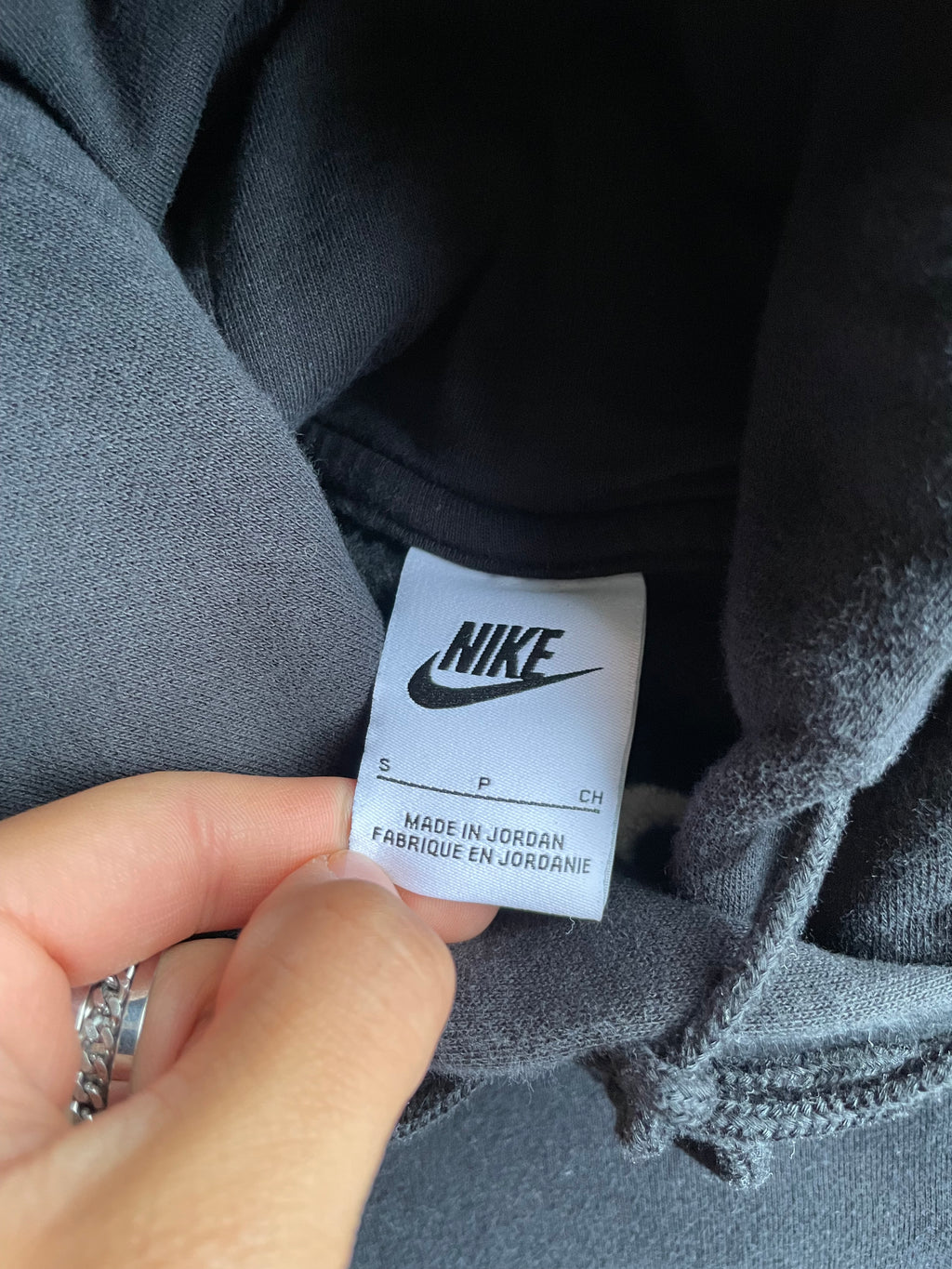 Vintage Y2K Nike Center Swoosh Hoodie - S