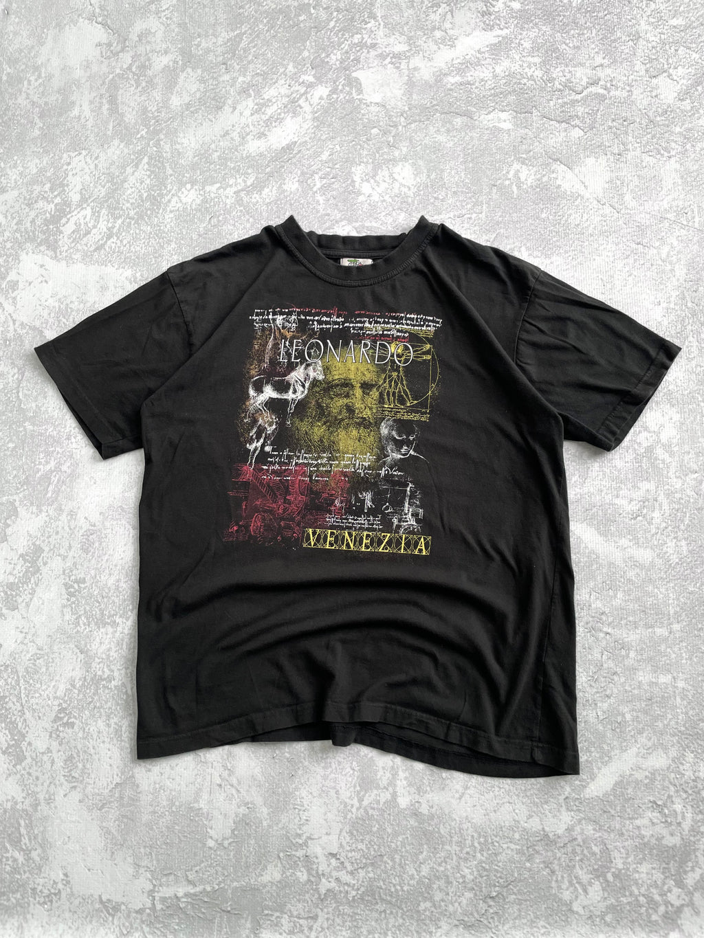 Vintage 2000s Leonardo Da Vinci Art Tee Shirt - XL