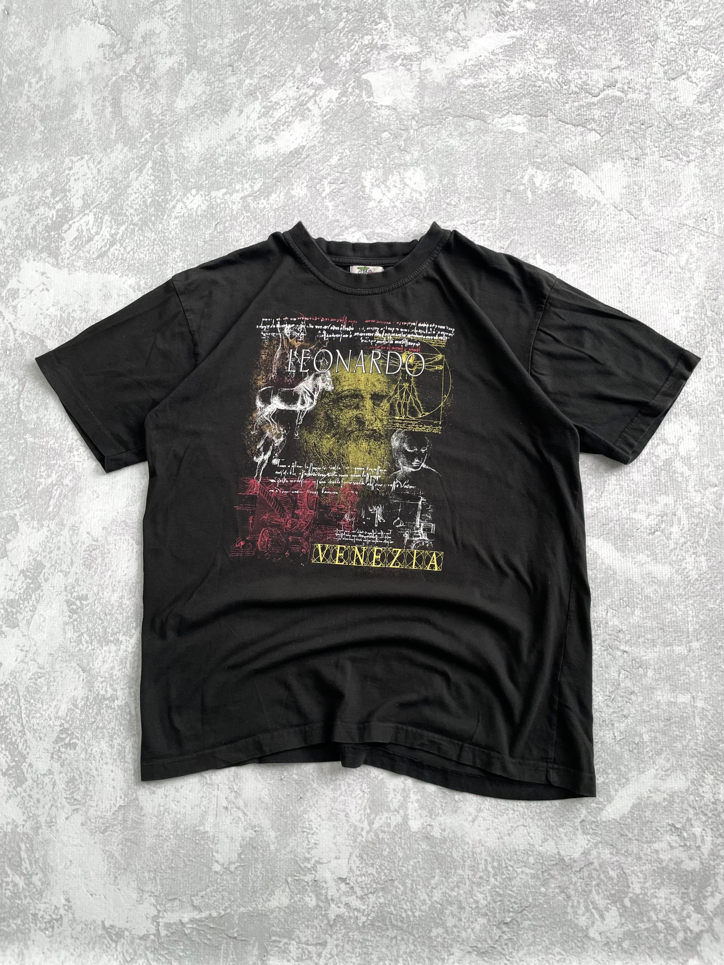 Vintage 2000s Leonardo Da Vinci Art Tee Shirt - XL