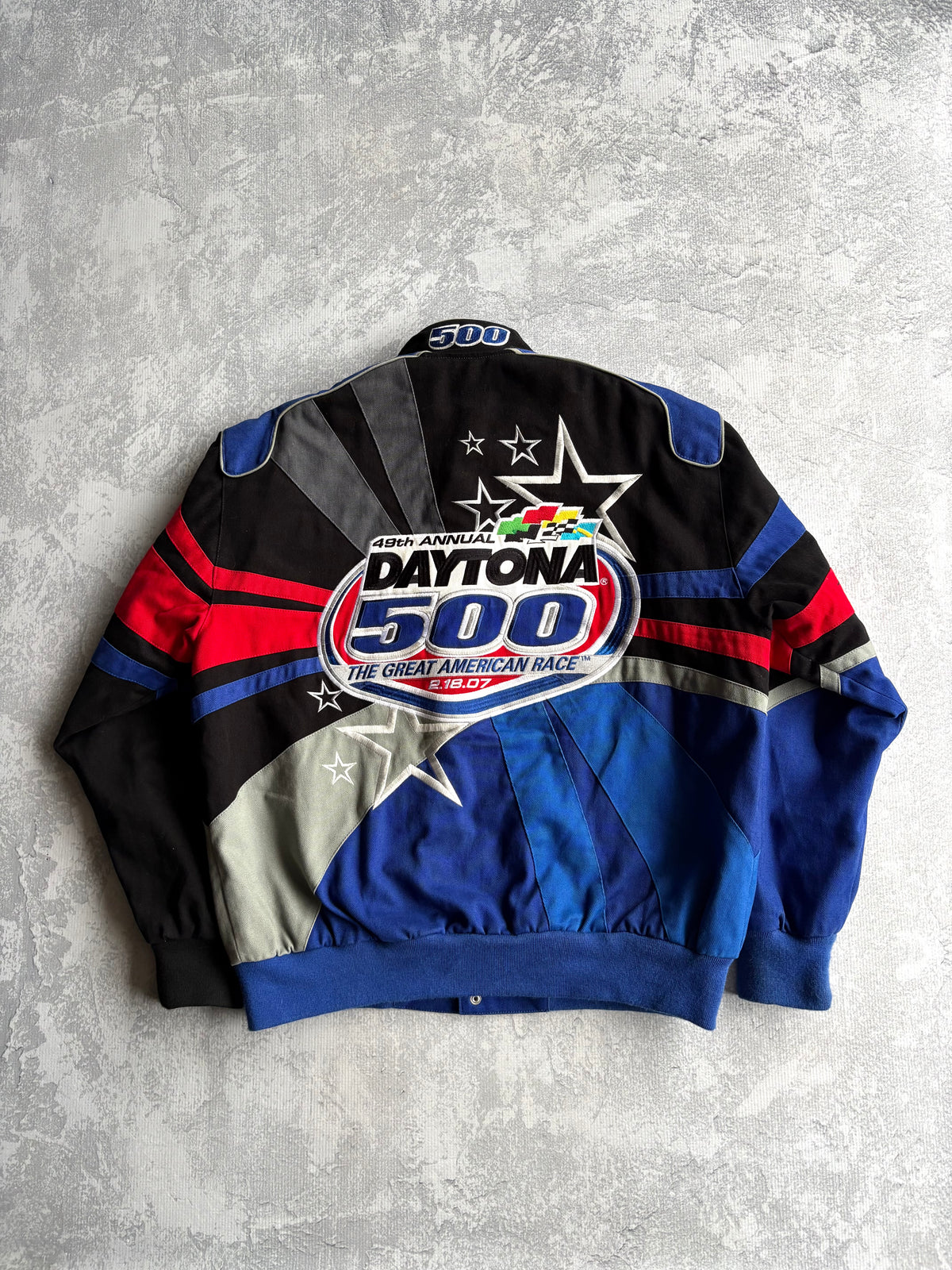Vintage 2000s Daytona 500 Multicolor Racing Jacket - L