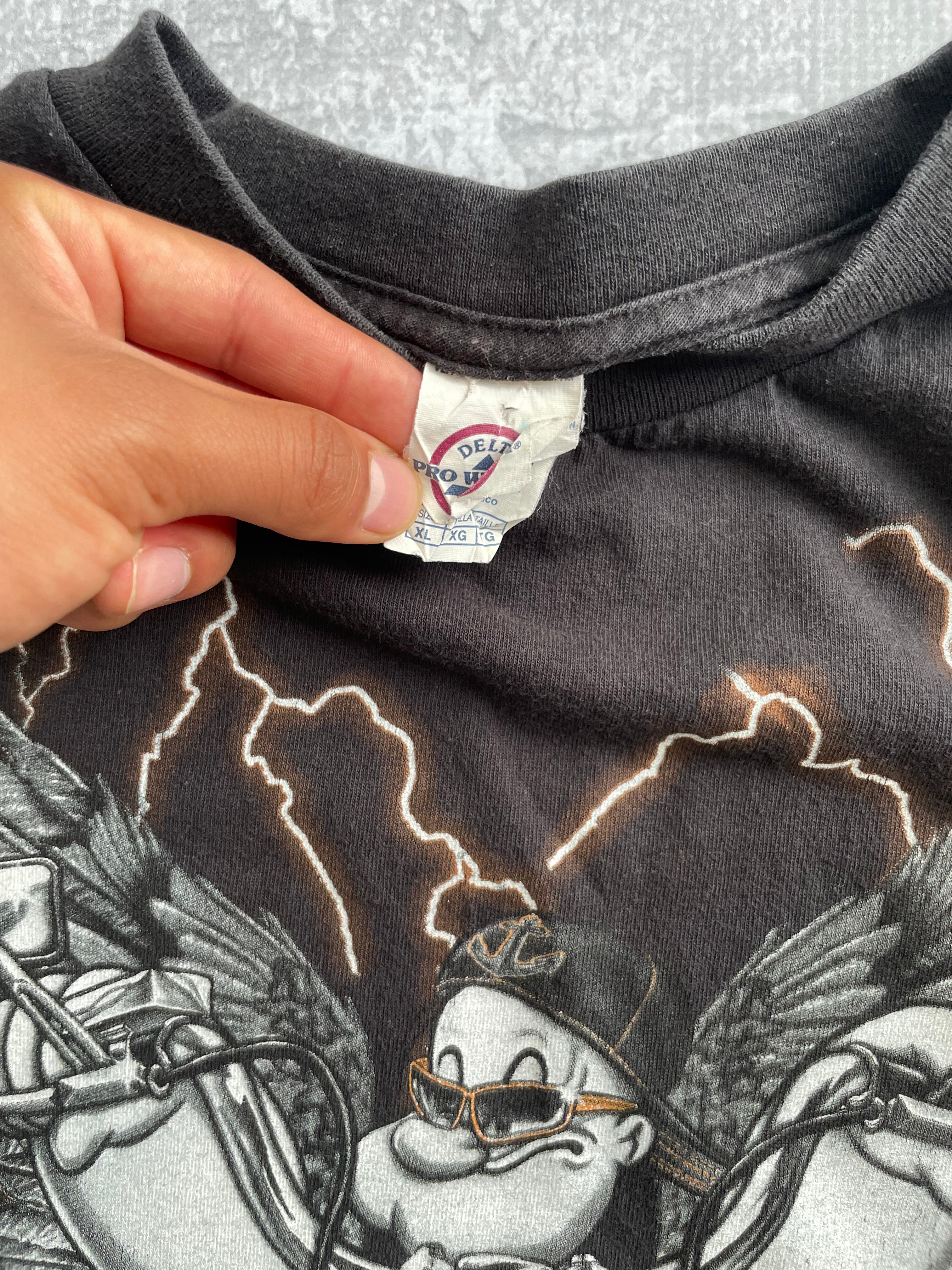 2010 Popeye Lightning Biker Tee Shirt - XL