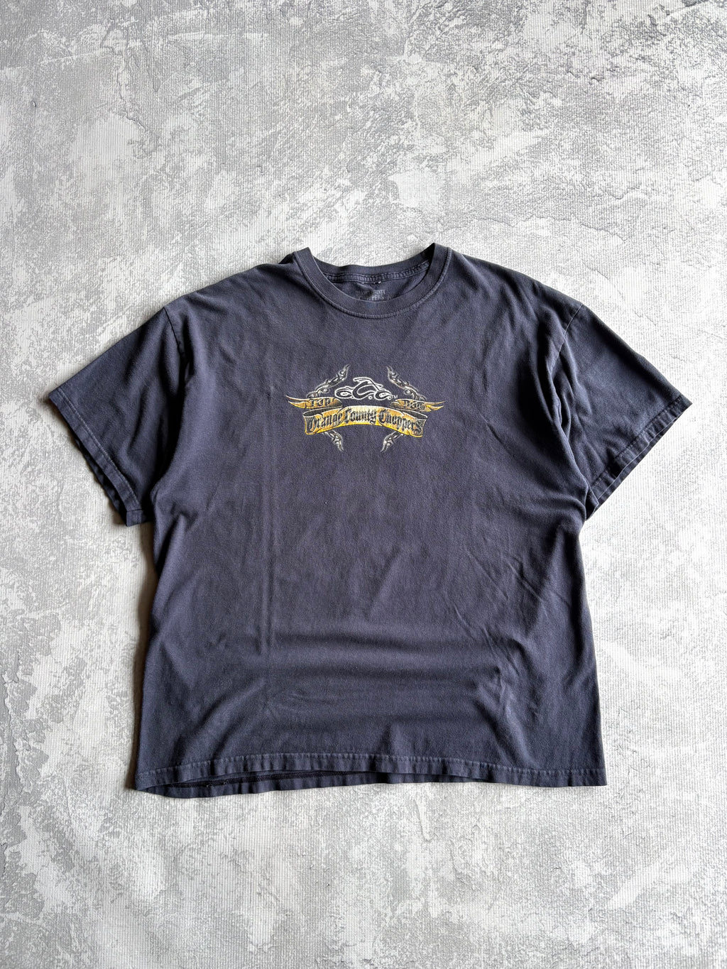 Vintage Orange County Choppers Pitbull Navy Tee Shirt - XL