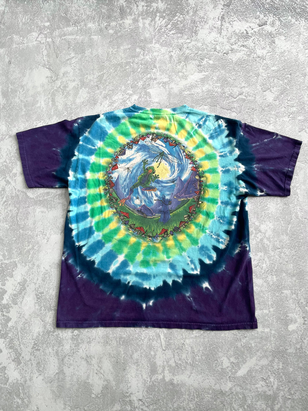 Vintage 2000s Grateful Dead Mushroom Skull Tee Shirt - XL