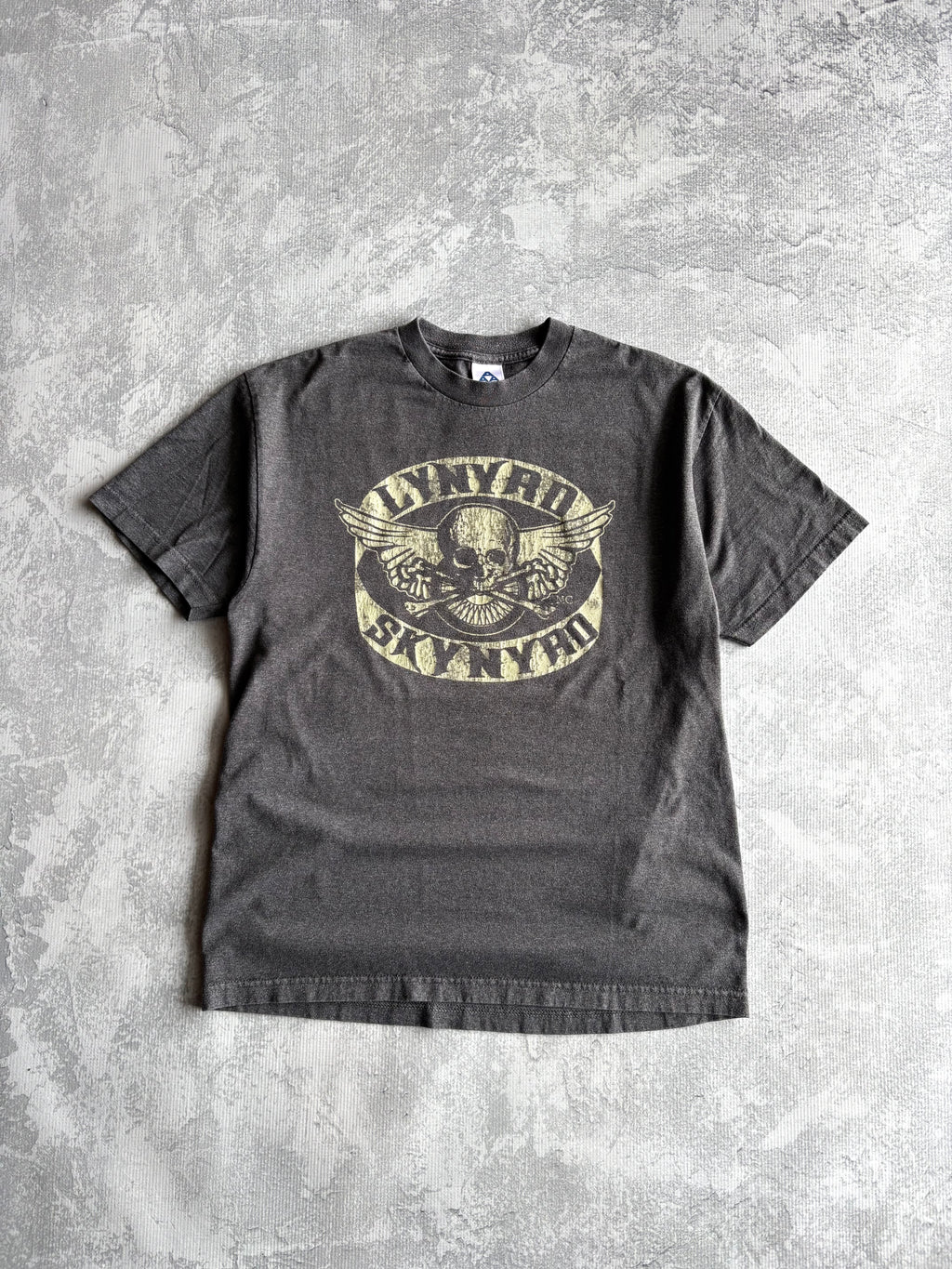 Vintage Y2K Lynyrd Skynyrd Skull Rock Band Tee Shirt - L