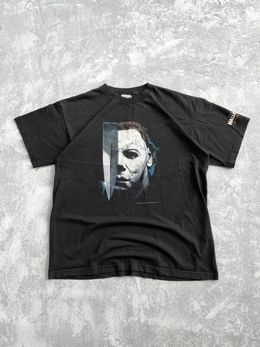 Vintage 90s Michael Myers Halloween Horror Movie Tee Shirt - XL