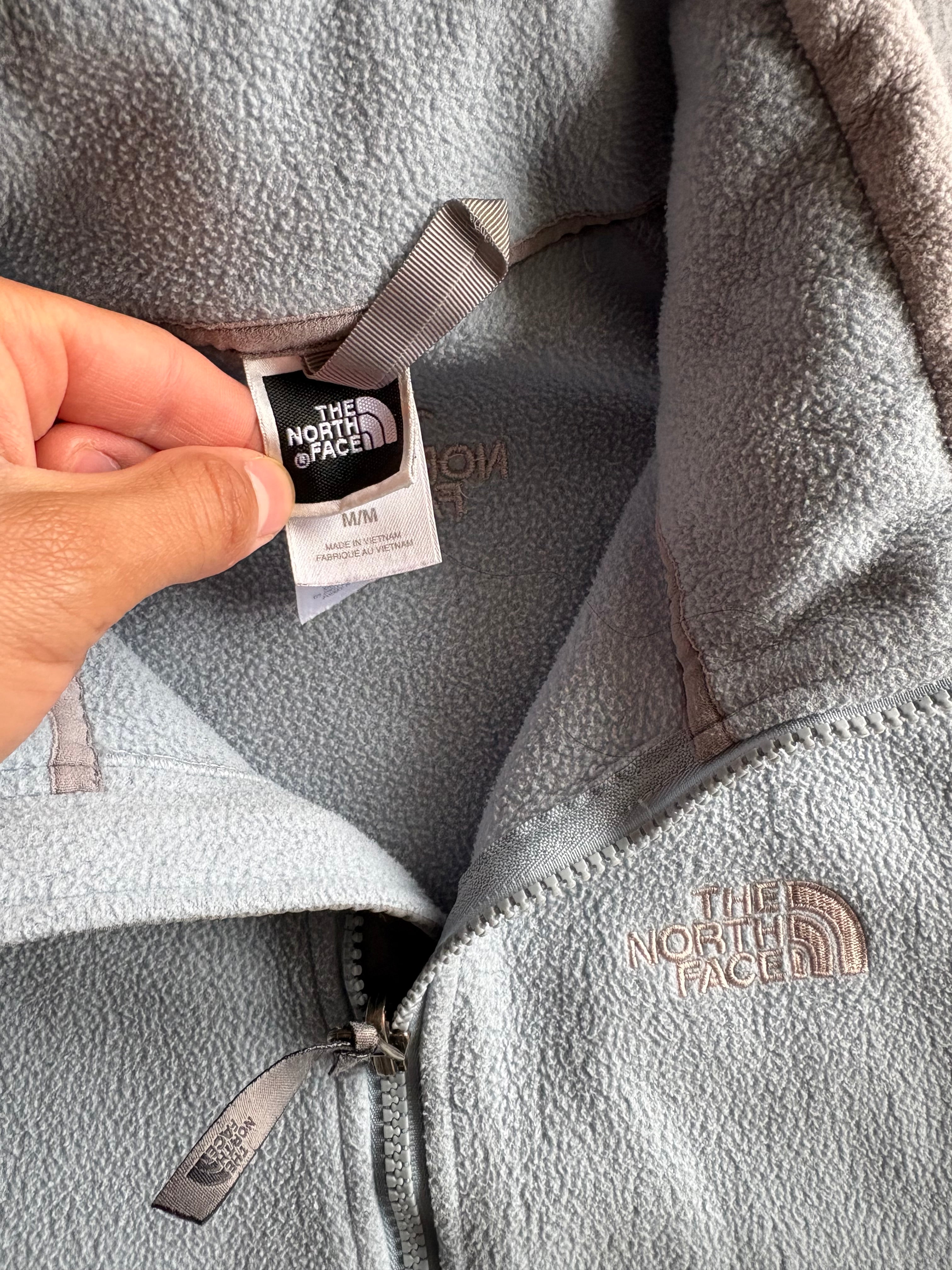 Vintage The North Face Blue Zip Up Fleece - M