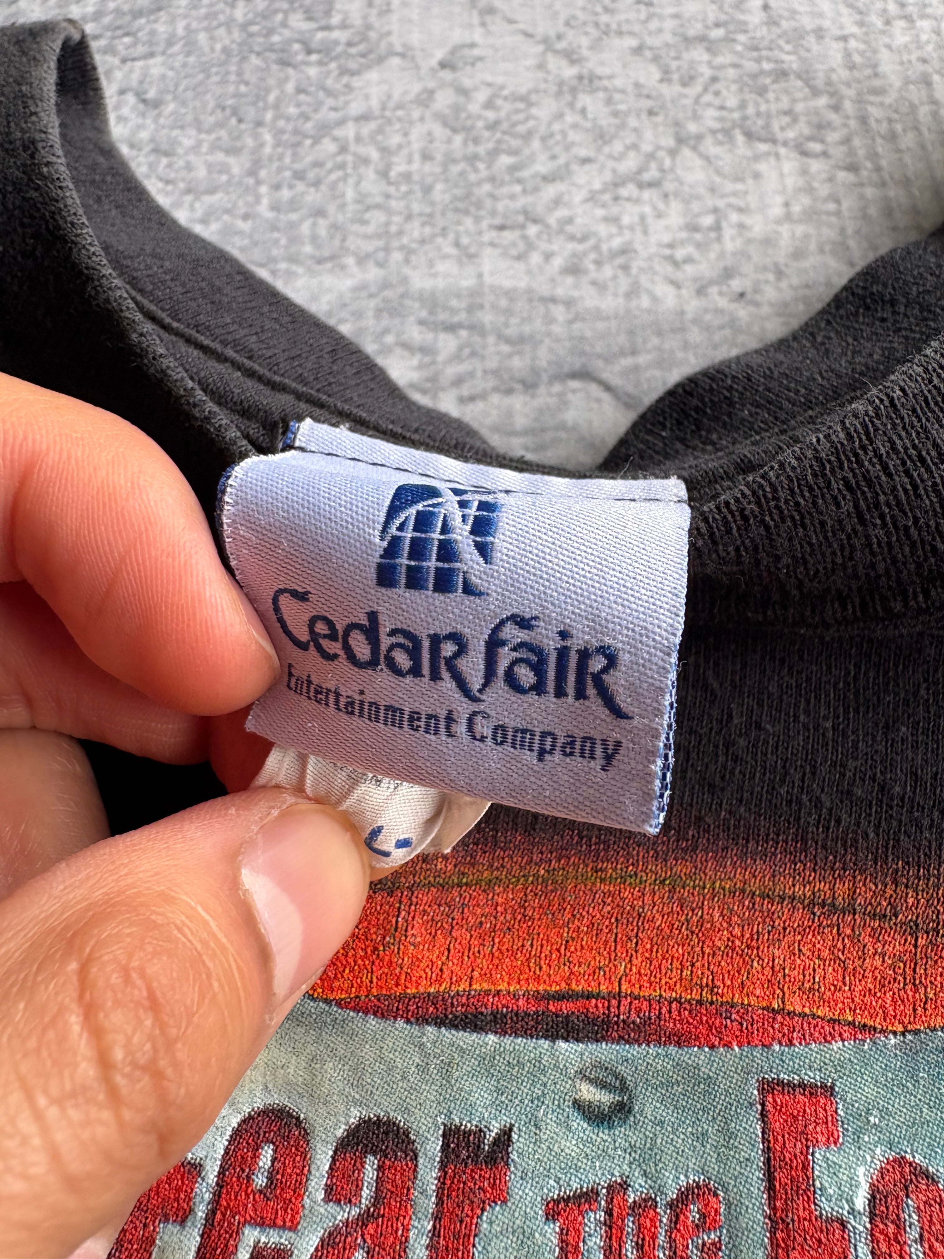 Vintage 2000s Fear the Four Valleyfair Minnesota Black Tee Shirt - L