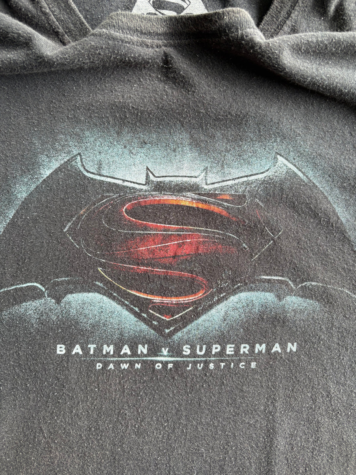 2016 Batman Vs Superman Movie Promo Tee Shirt - XL
