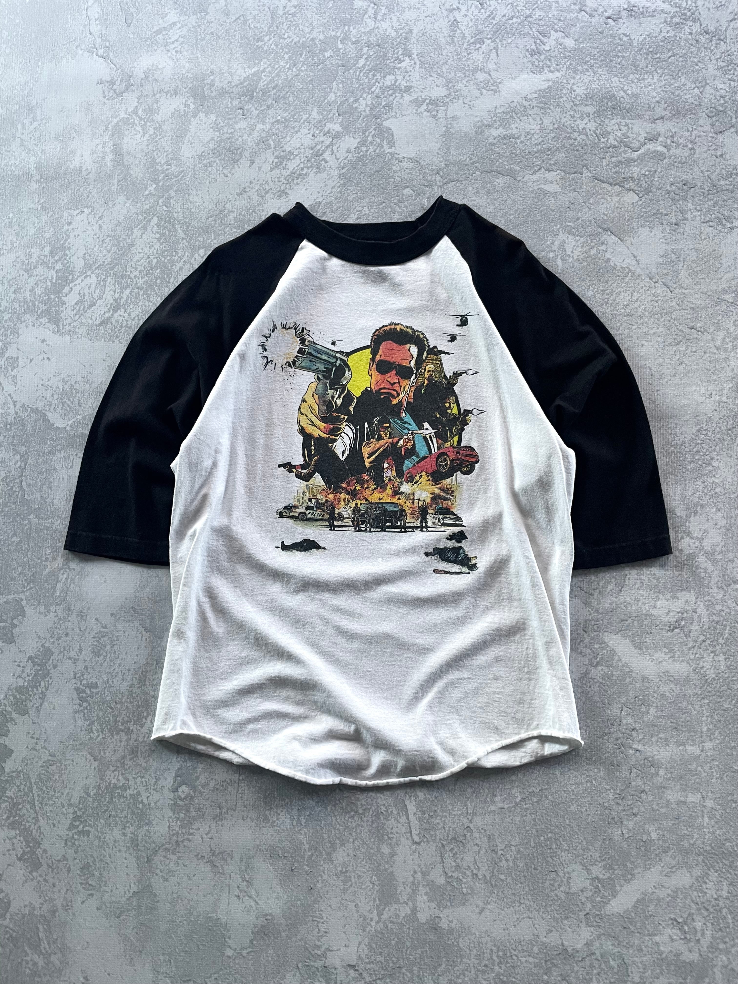 2013 The Last Stand 5 Arnold Schwarzenegger Movie Promo Quarter Sleeve Tee Shirt - L