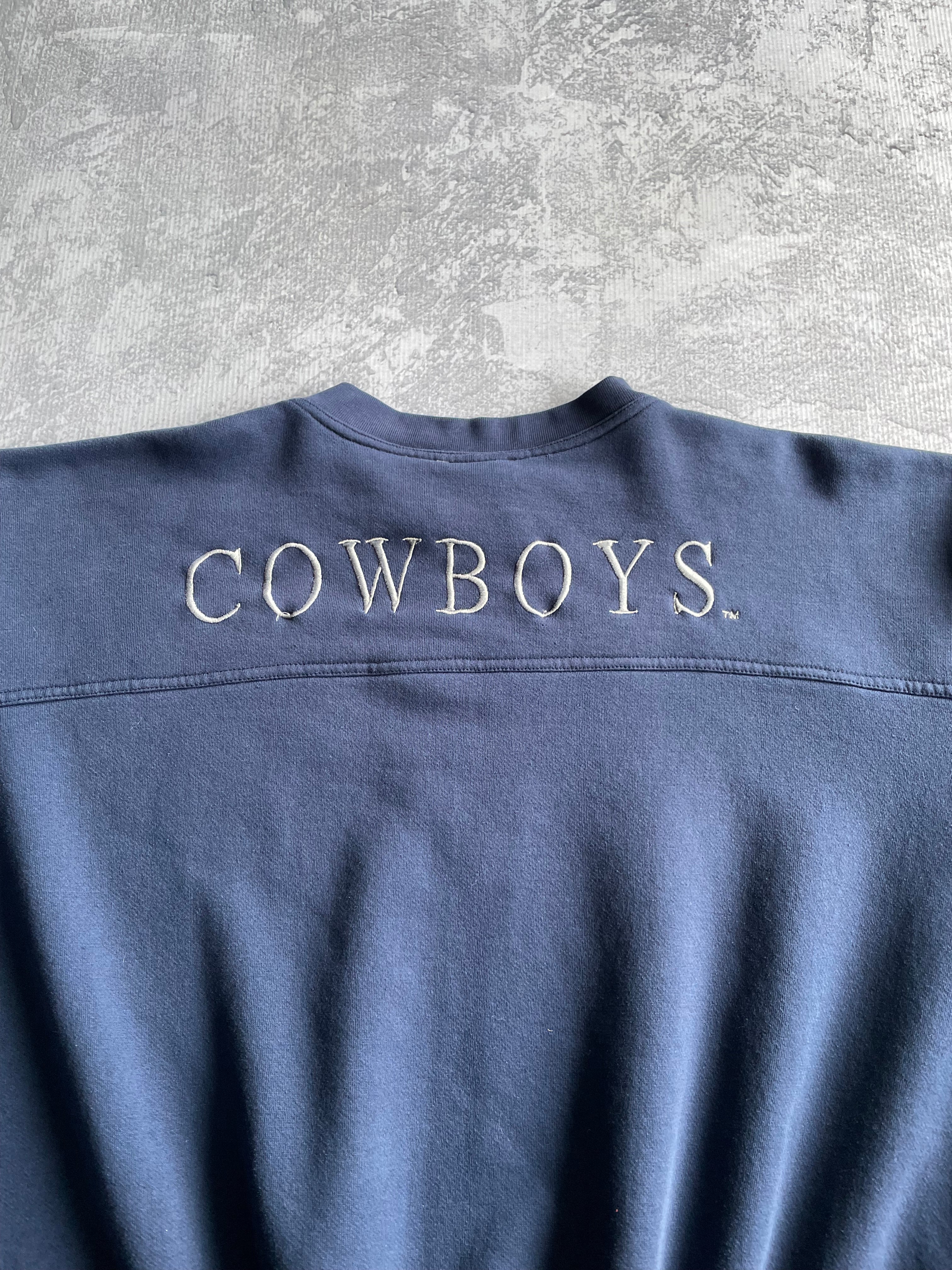 Vintage 90s Dallas Cowboys NFL Center Logo Crewneck - XL