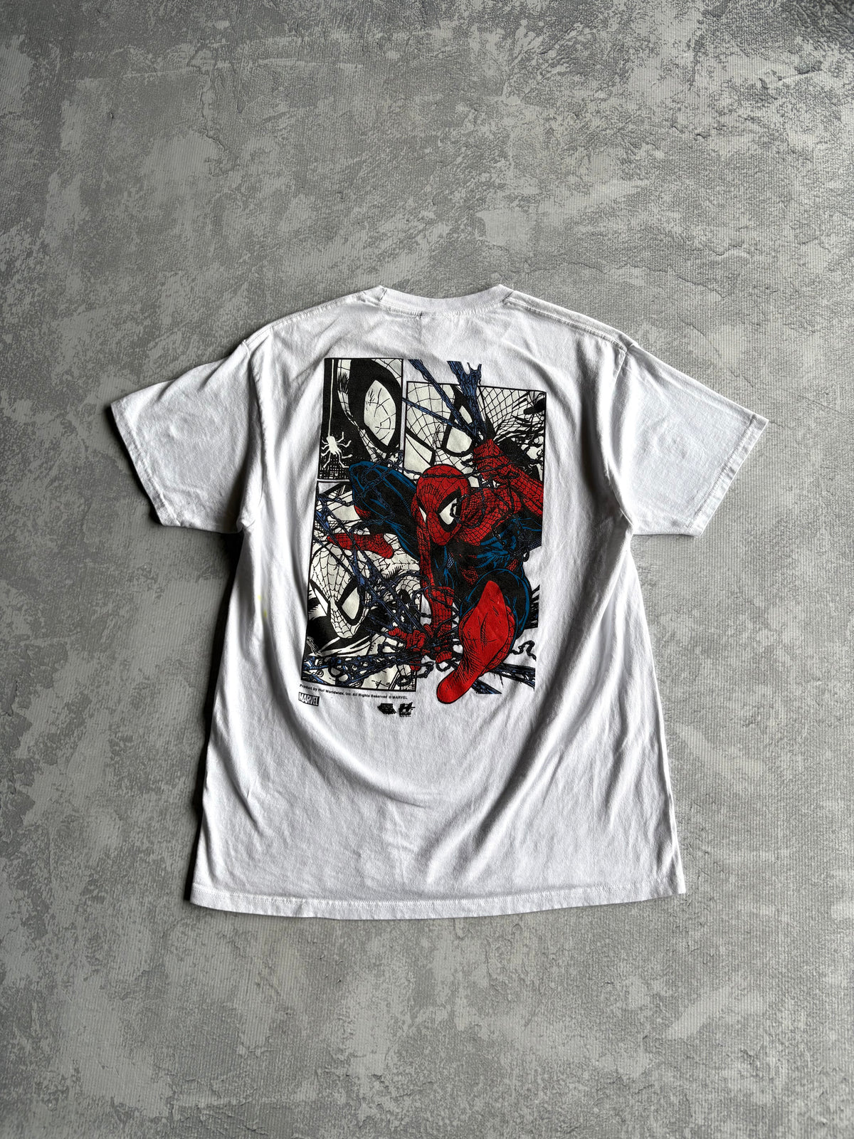 Huf × Spider-Man Big Print Tee Shirt - L