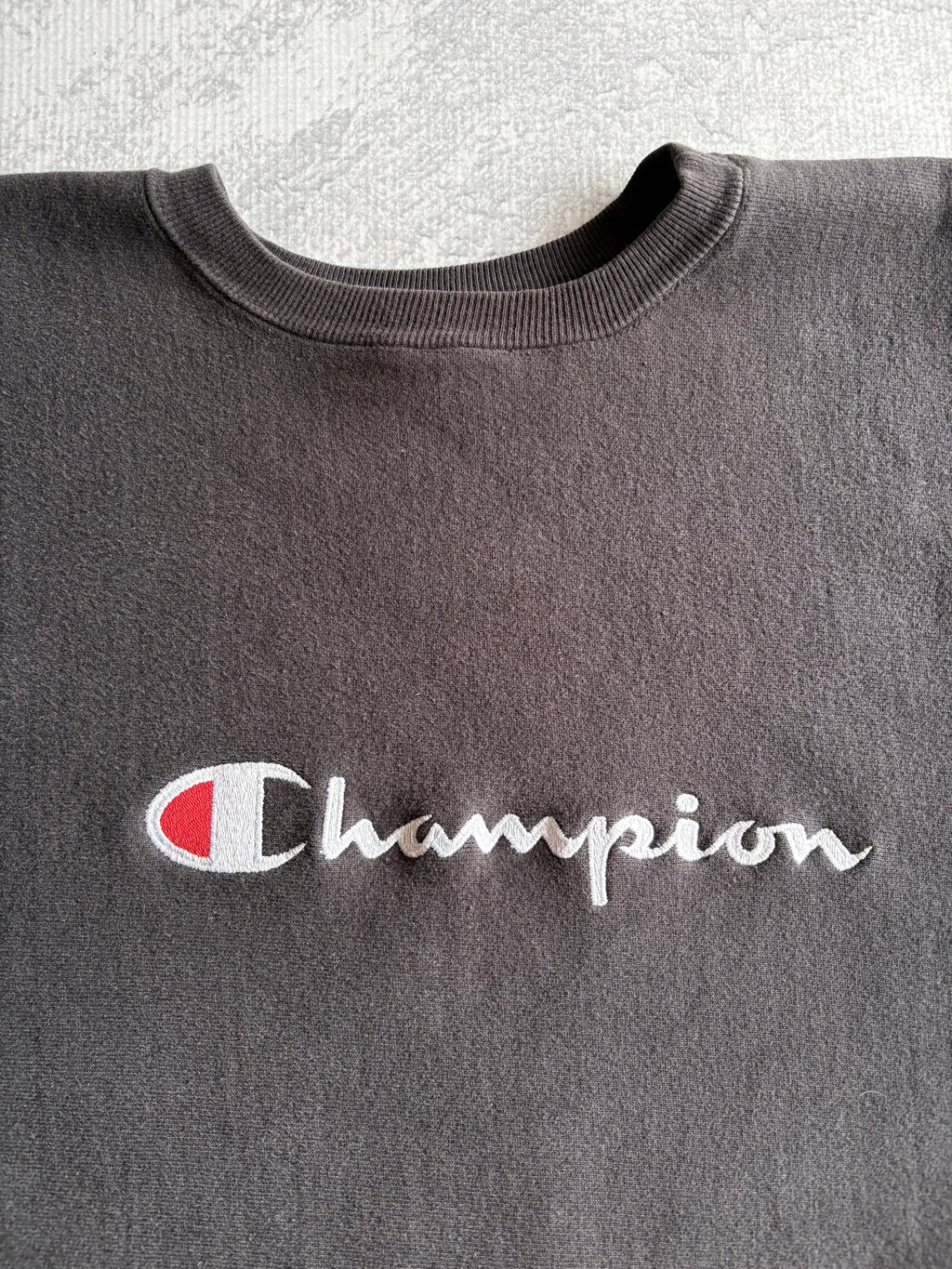 Vintage 90s Champion Reverse Weave Black Sweatshirt - 2XL