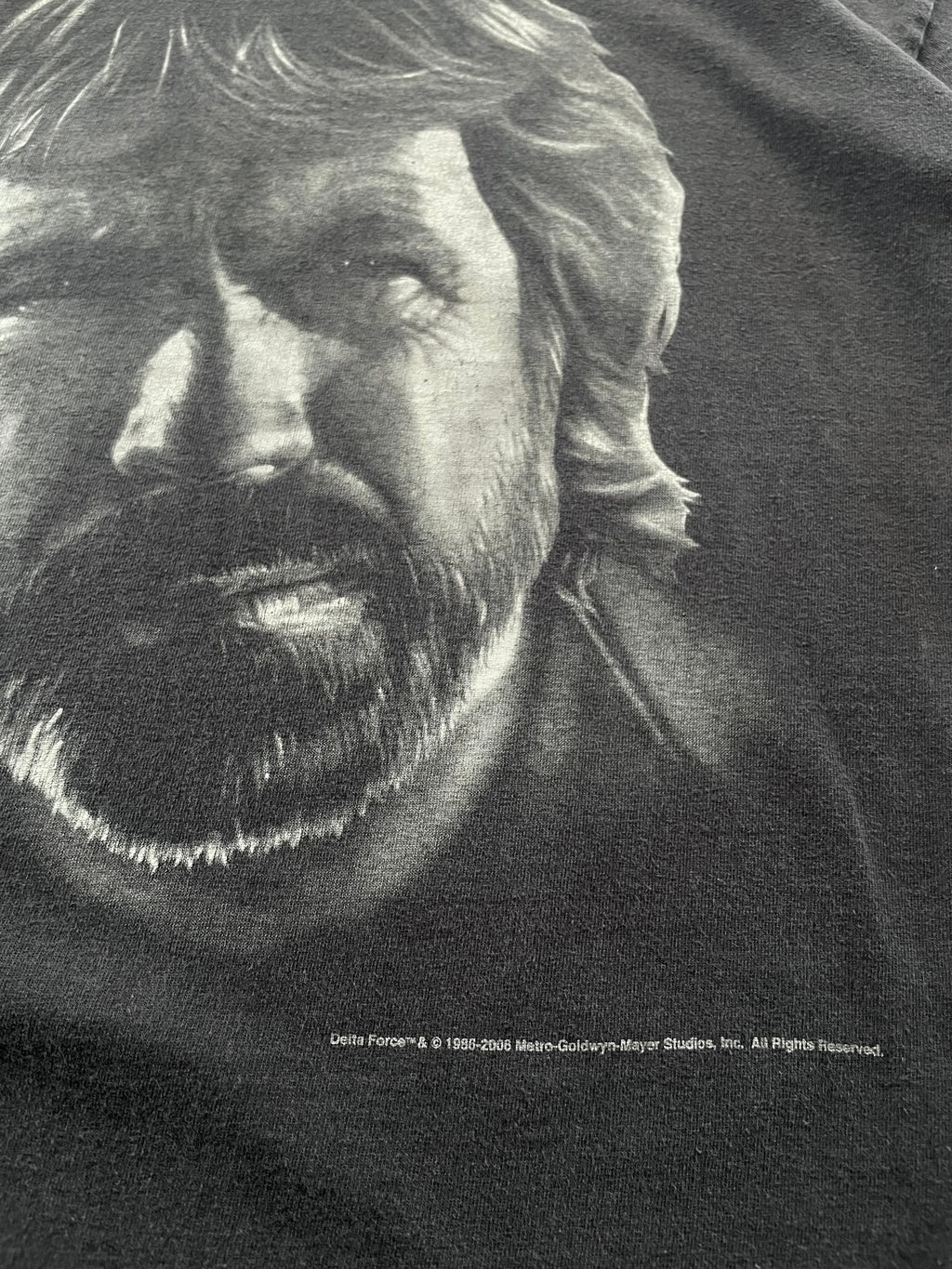 Vintage 2006 Chuck Norris Delta Force Movie Promo Tee Shirt - XL