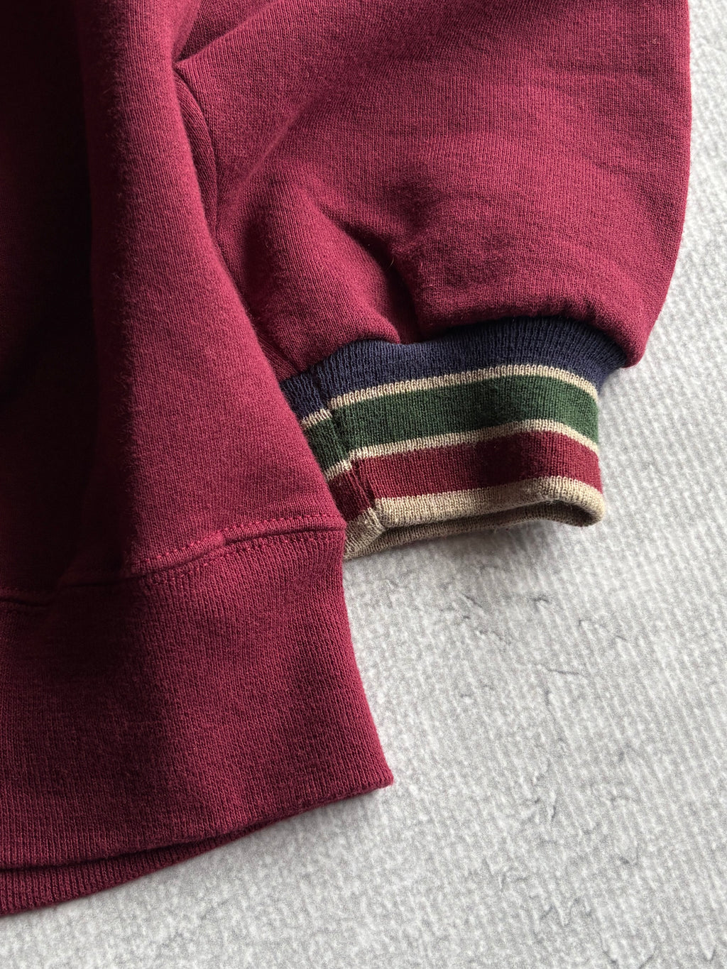 Vintage 90s Disney Mickey Mouse Embroidered Burgundy Sweatshirt - XL