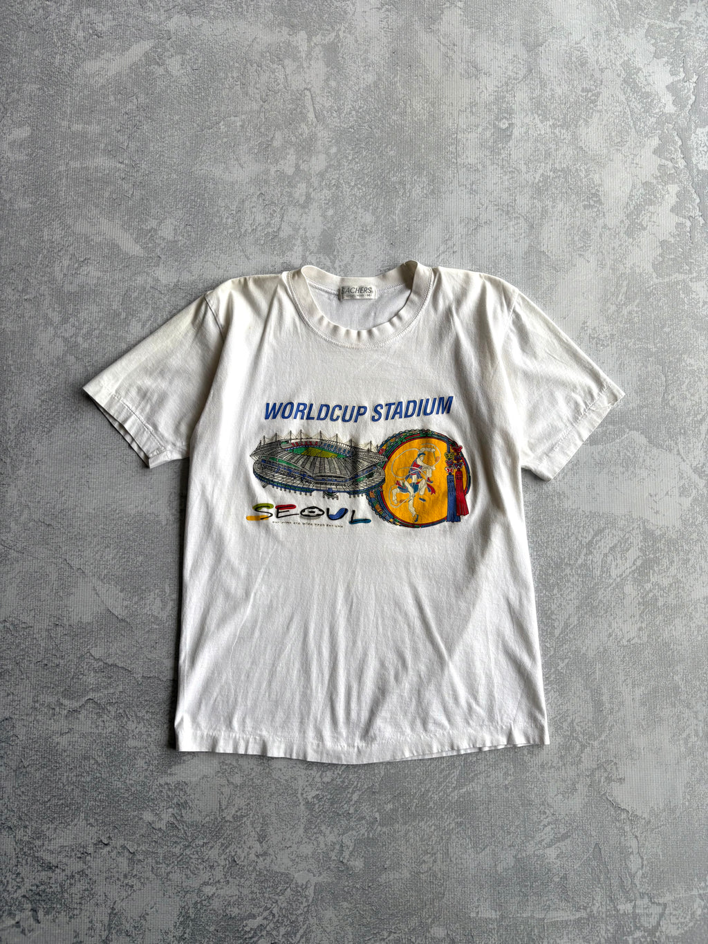 Vintage 2001 Seoul World Cup Stadium Promo Tee Shirt - M