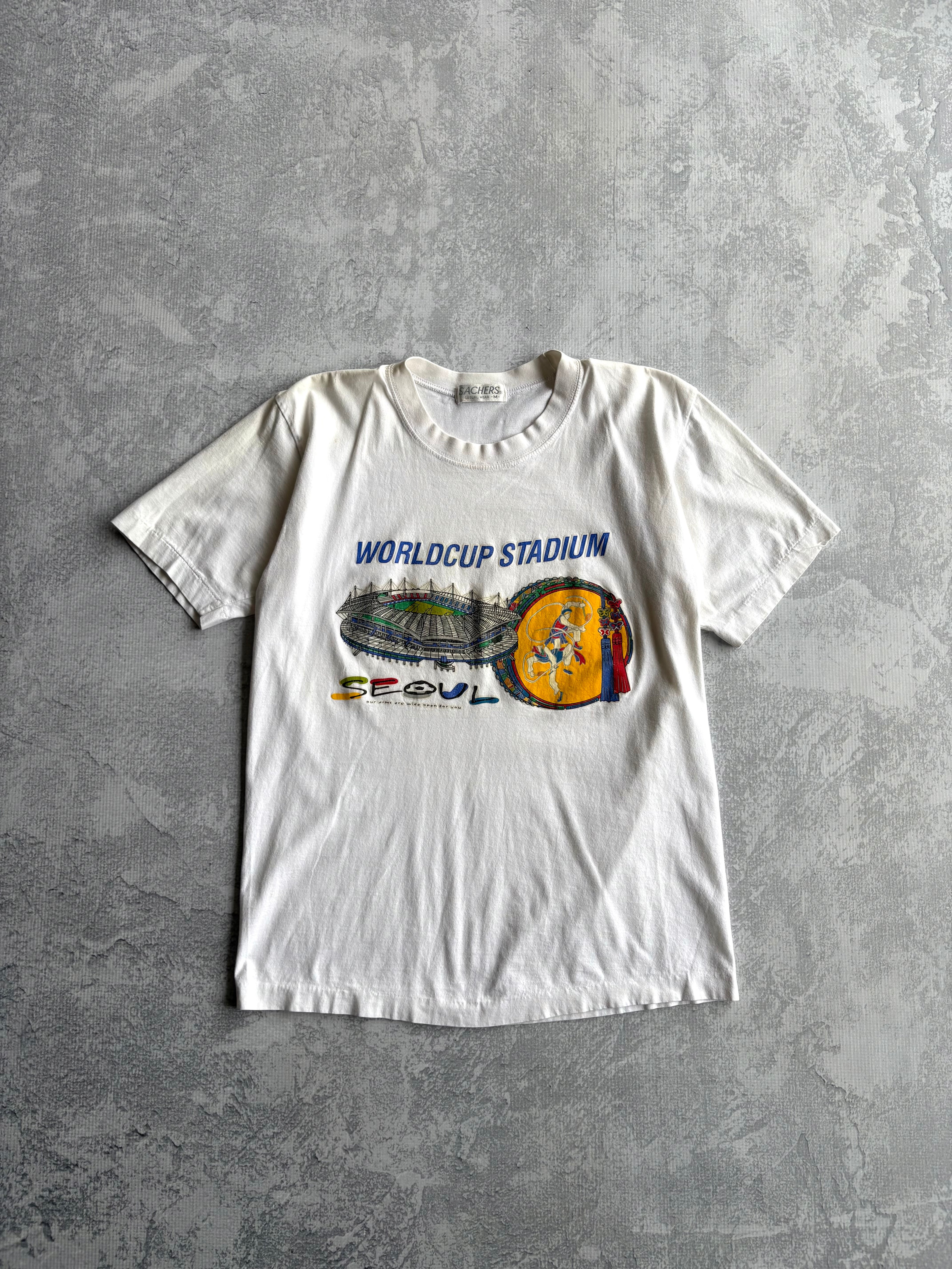 Vintage 2001 Seoul World Cup Stadium Promo Tee Shirt - M