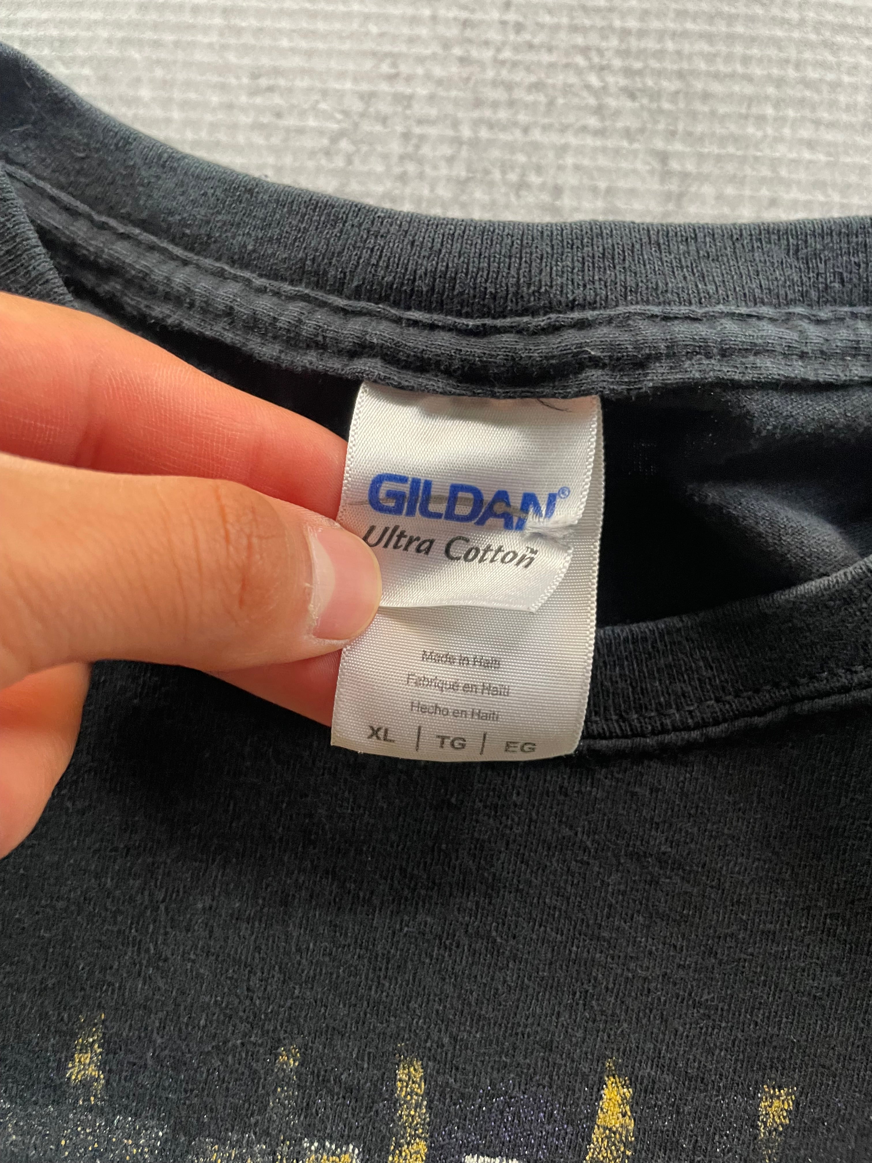 Metallica x Avenged Sevenfold Minnesota Faded Black Concert Tee - L