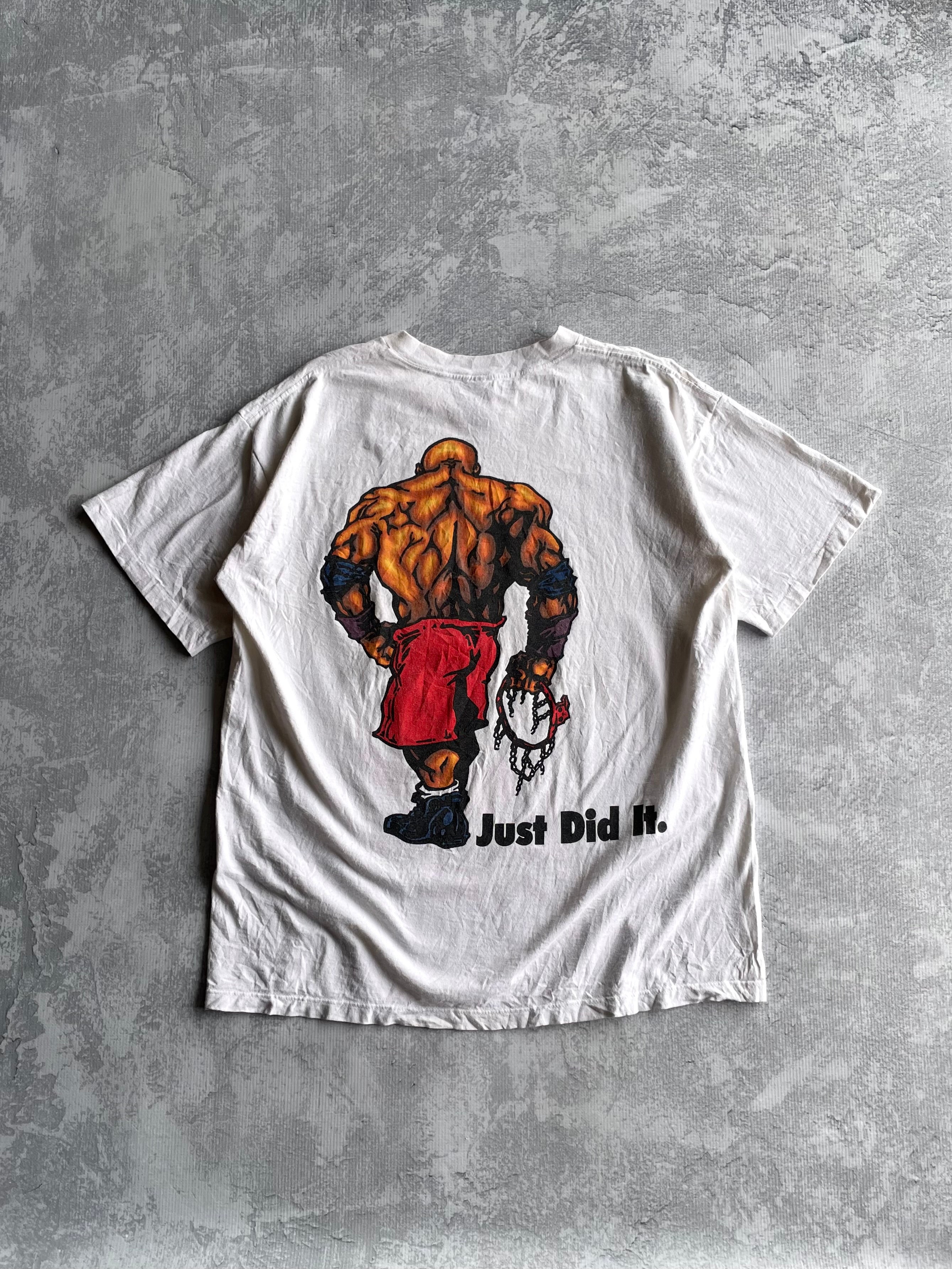 Vintage 1994 Wild Oats Just Did It Nike Parody Basketball Tee Shirt - XL