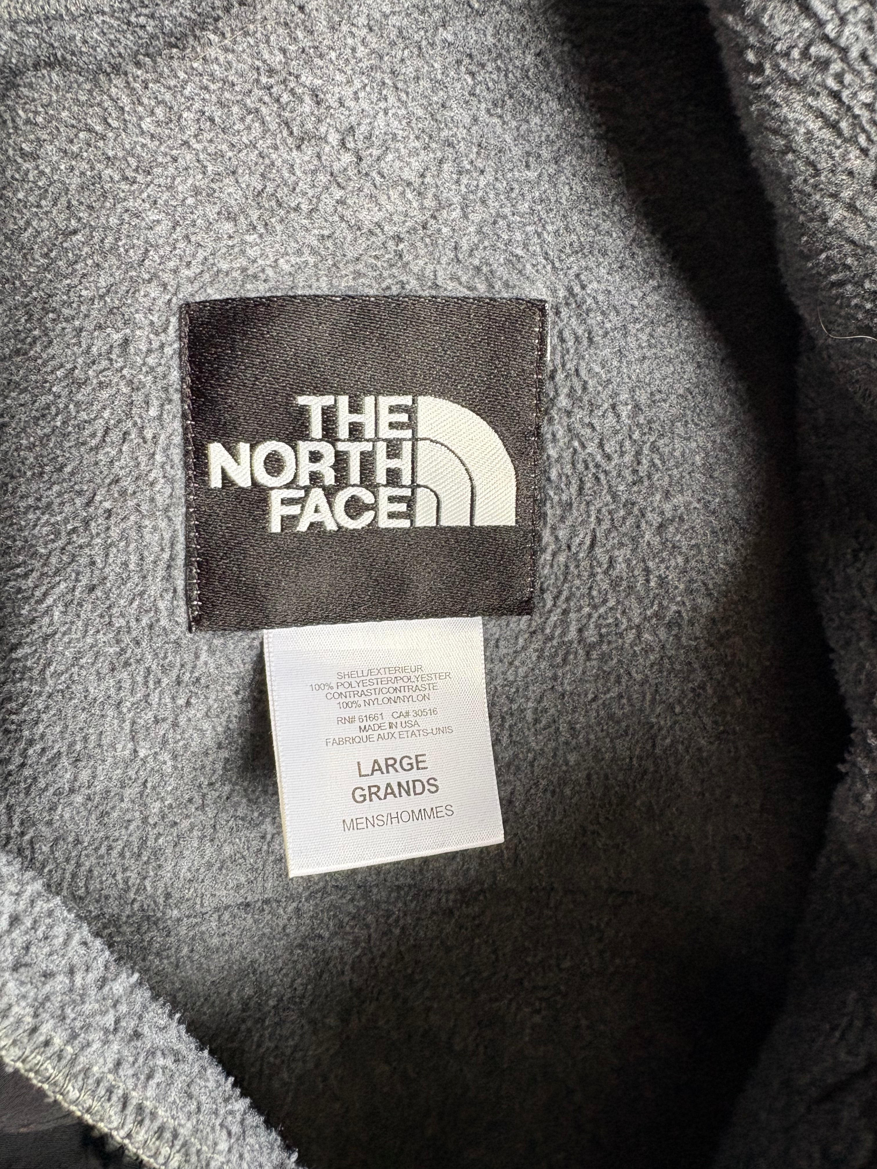 Vintage 90s The North Face Denali Grey Fleece Jacket - L