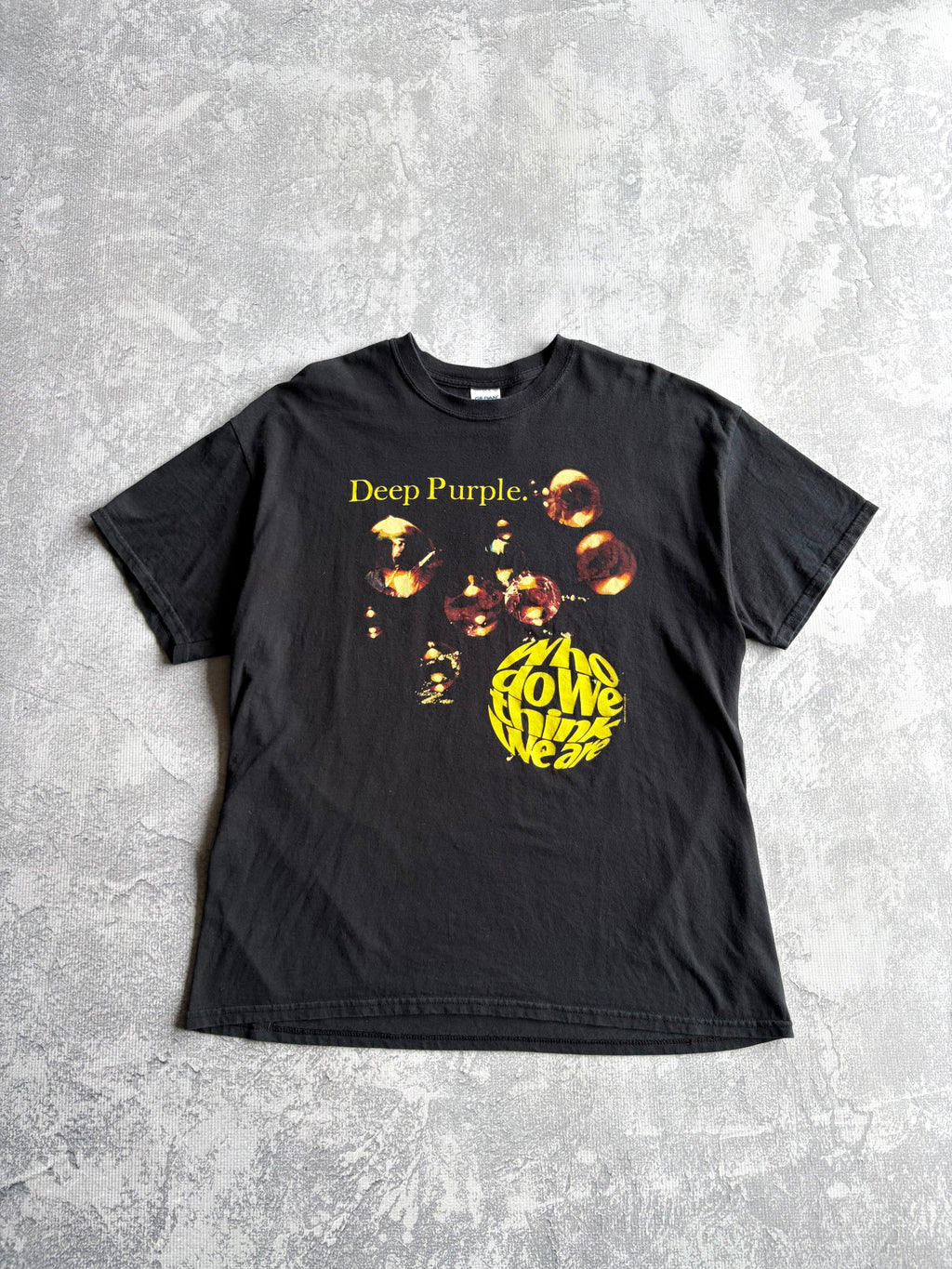Vintage 2000s Deep Purple ‘Who Do We Think We Are’ Black Band Tee Shirt - XL