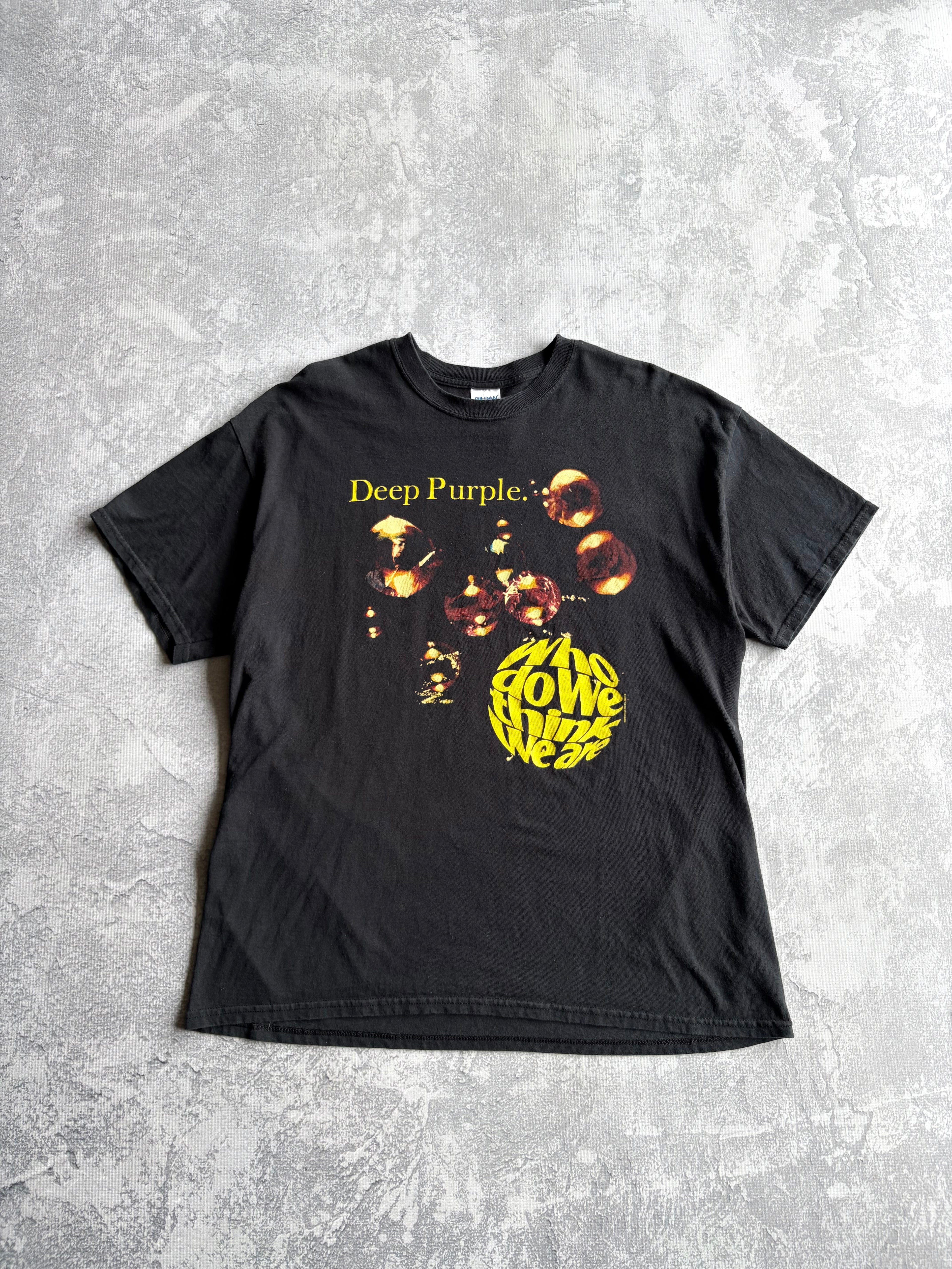 Vintage 2000s Deep Purple ‘Who Do We Think We Are’ Black Band Tee Shirt - XL