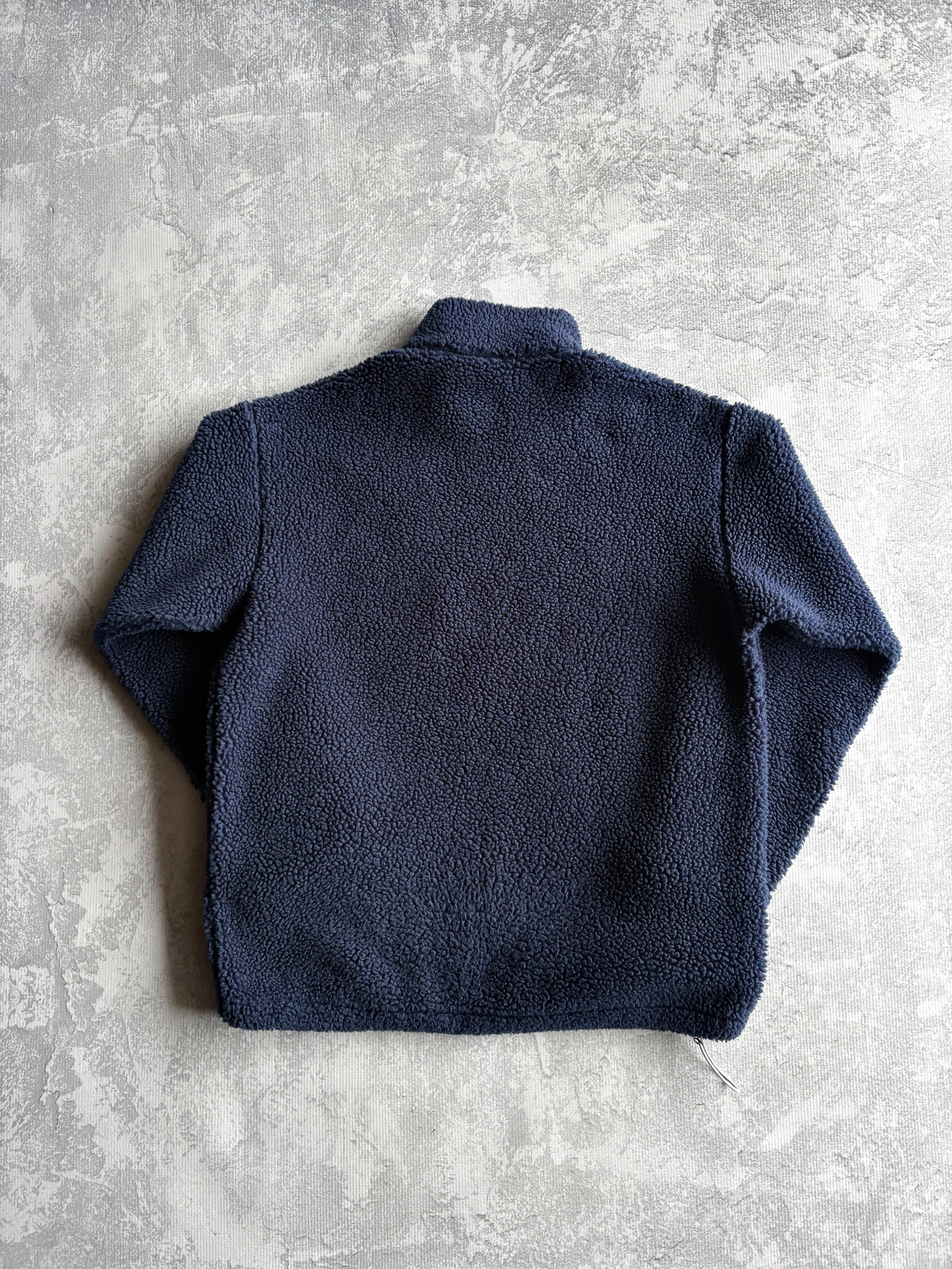 Vintage 90s NAPAPIJRI Quarter Zip Ayas Blue Fleece - L
