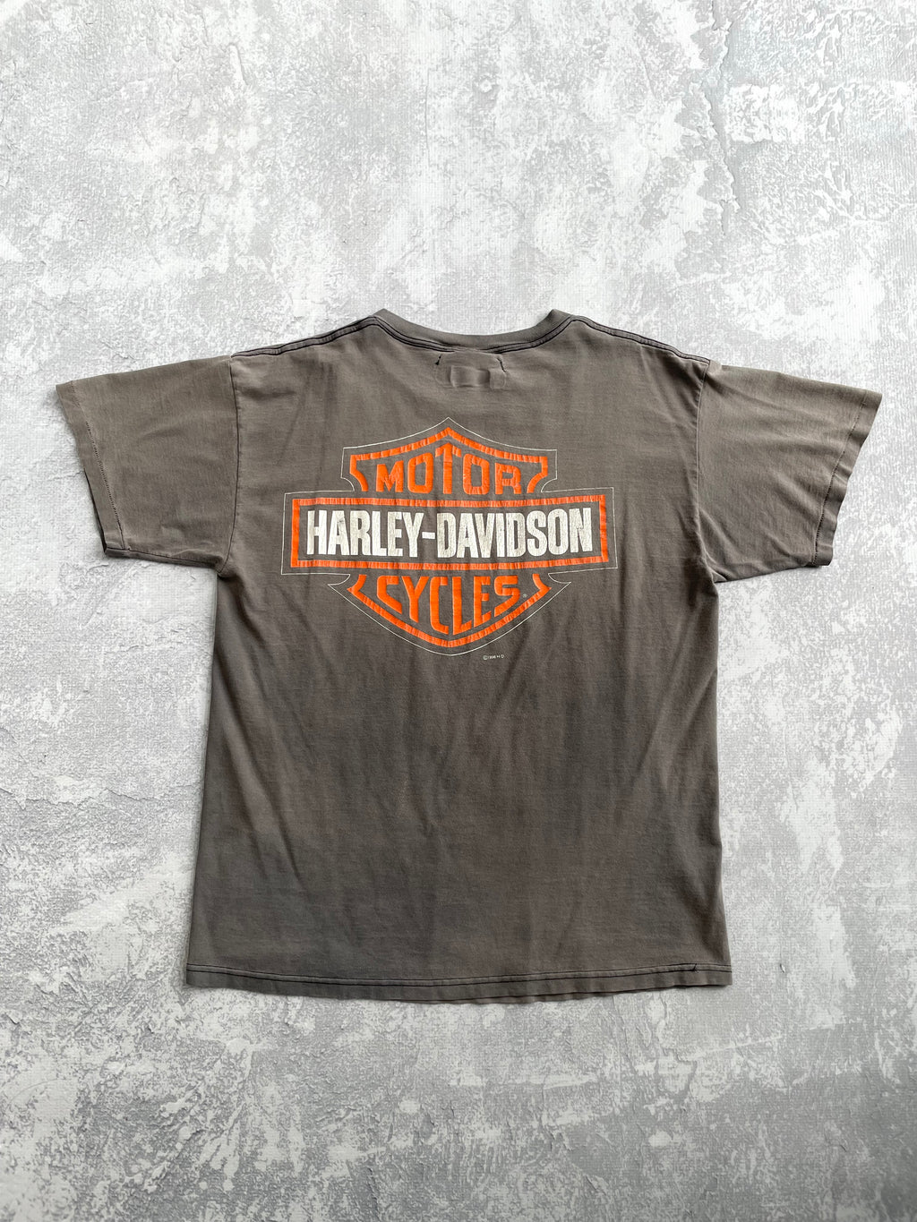 Vintage 1996 90s Harley Davidson Spellout Logo Tee Shirt - L