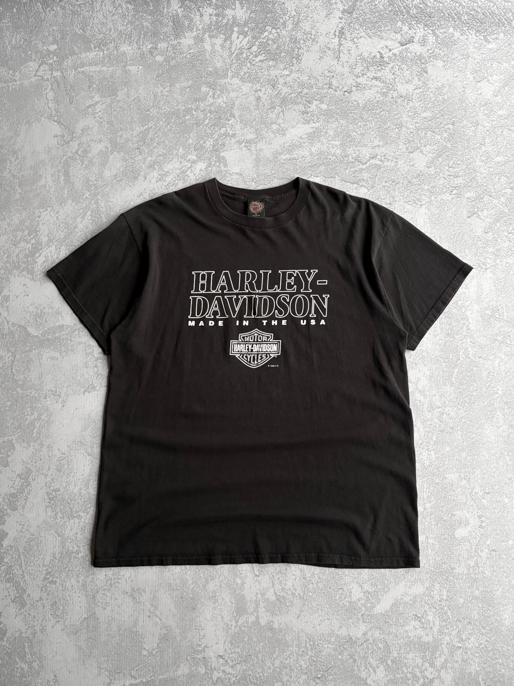 Vintage 1996 Harley Davidson Spell Out Tee Shirt - XL