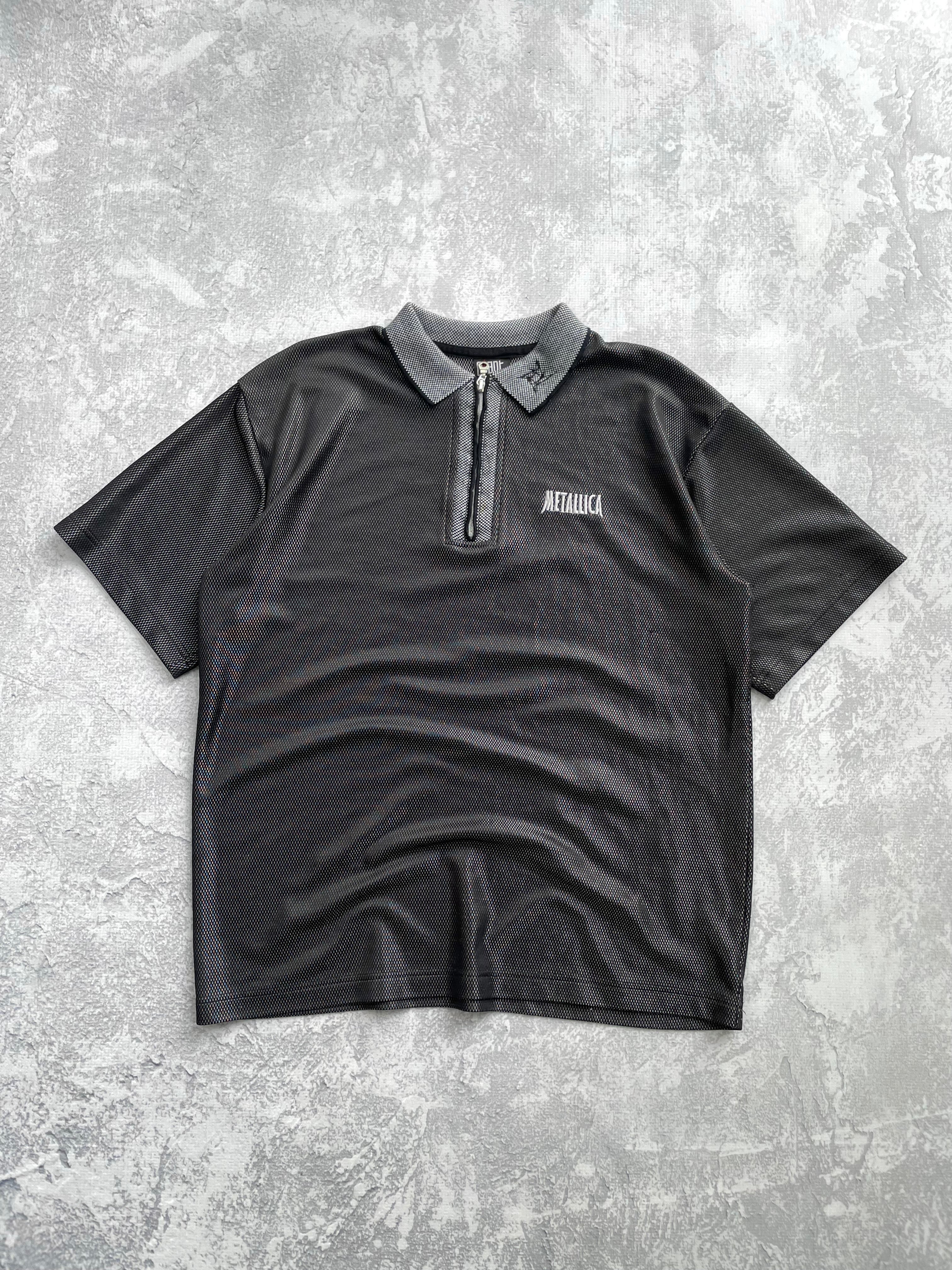 Vintage 90s Metallica Polo Jersey Tee Shirt - XL