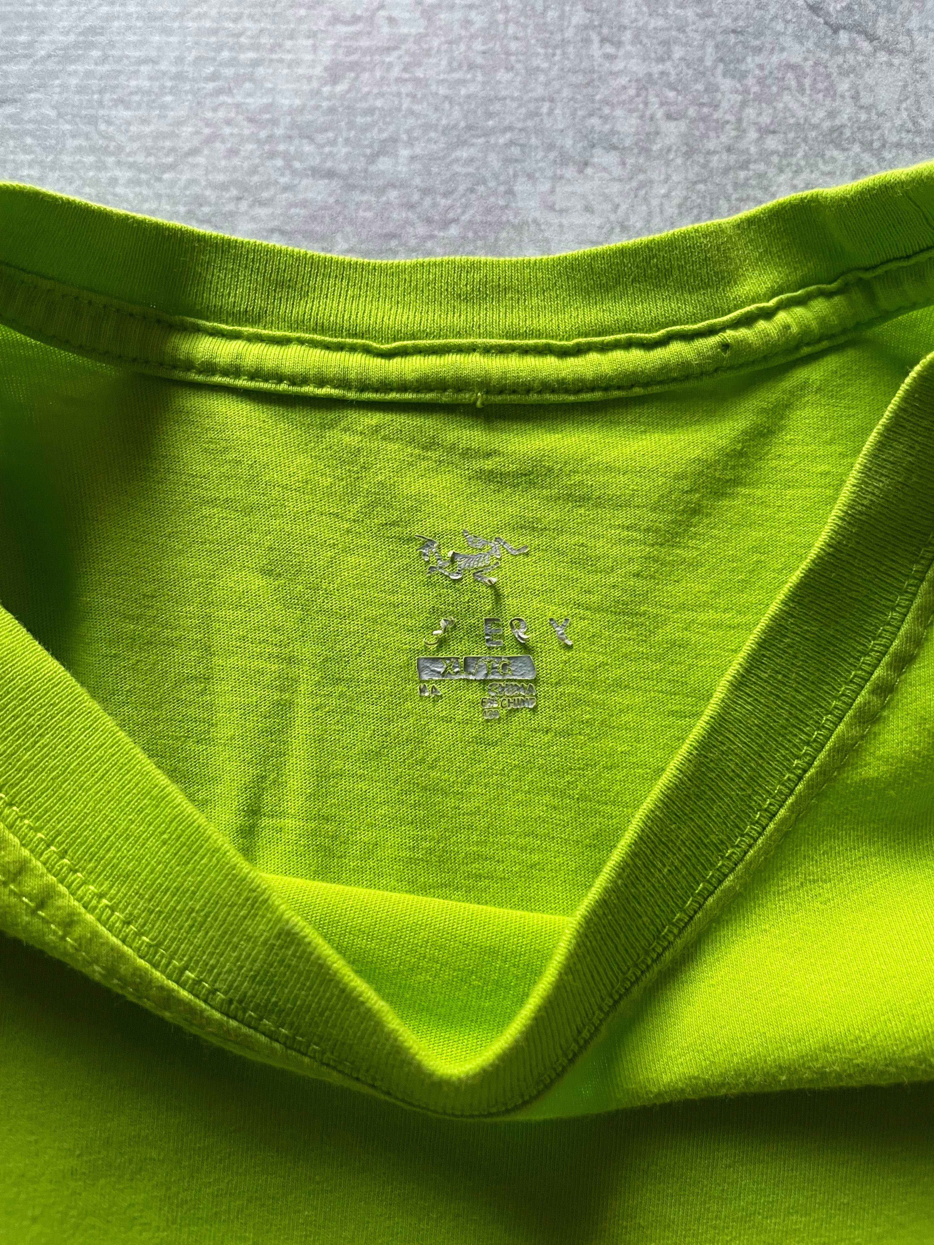 Arcteryx Center Logo Gorpcore Green Tee Shirt - XL