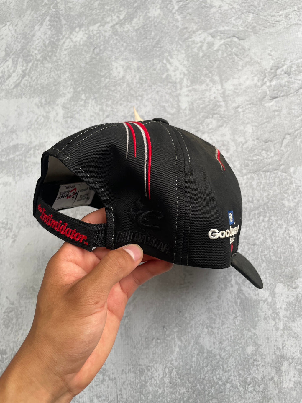 Vintage 90s Dale Earnhardt NASCAR Strapback Hat