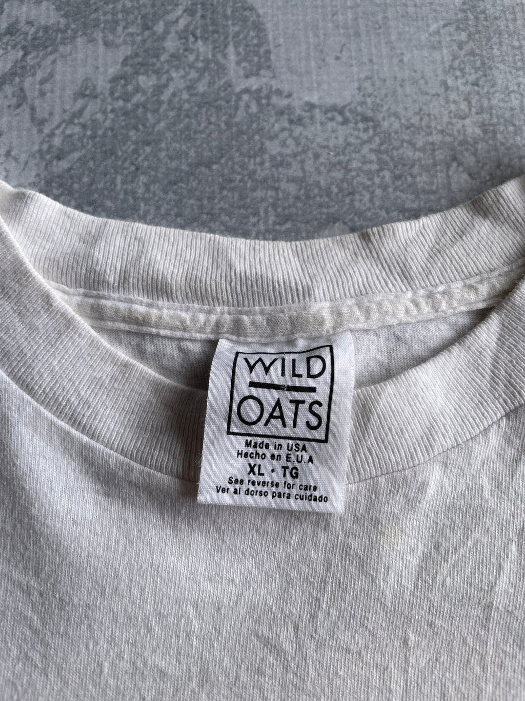 Vintage 1994 Wild Oats Just Did It Nike Parody Basketball Tee Shirt - XL