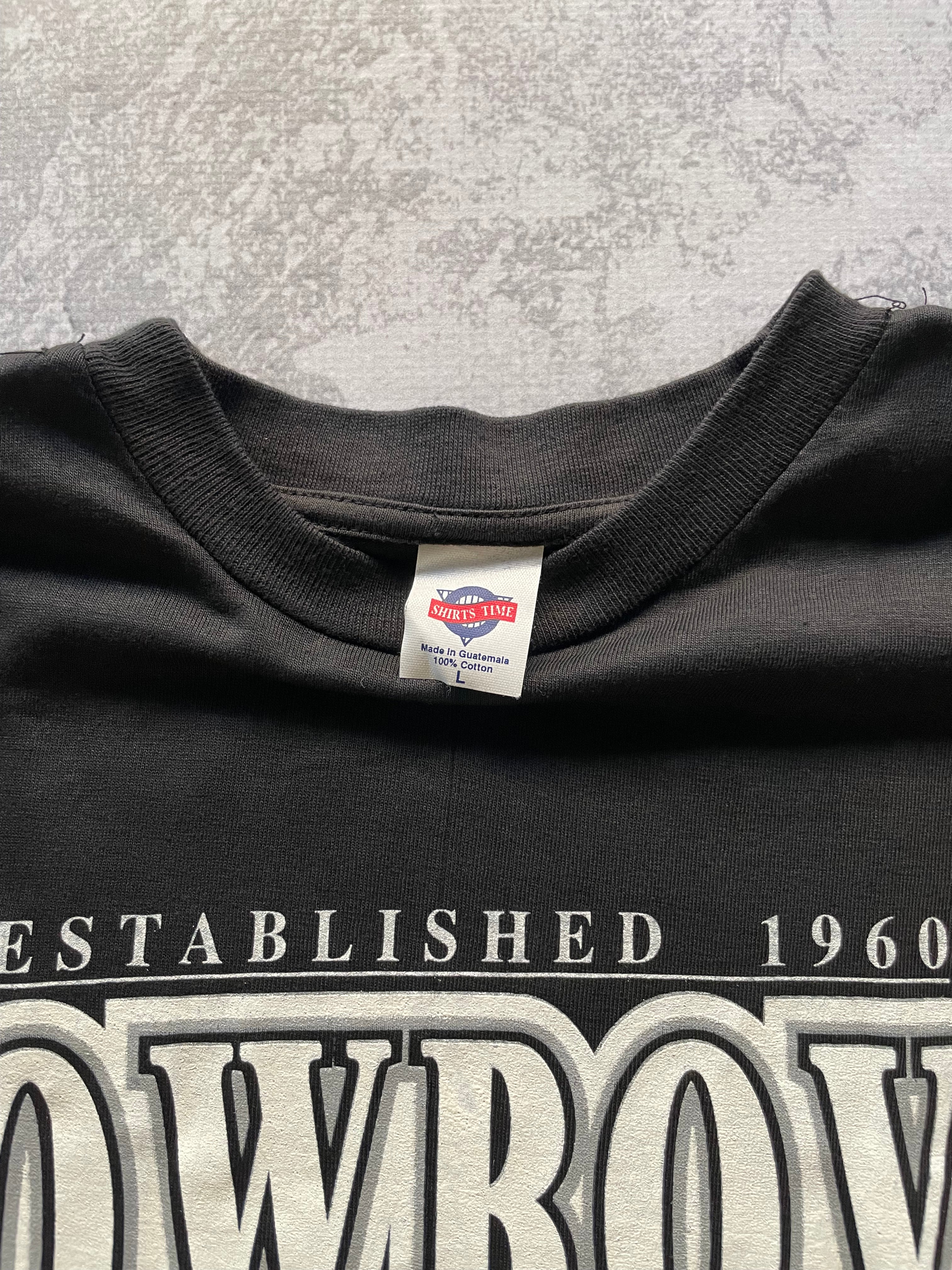 Vintage 90s Troy Aikman Dallas Cowboys Spellout Tee Shirt - XL