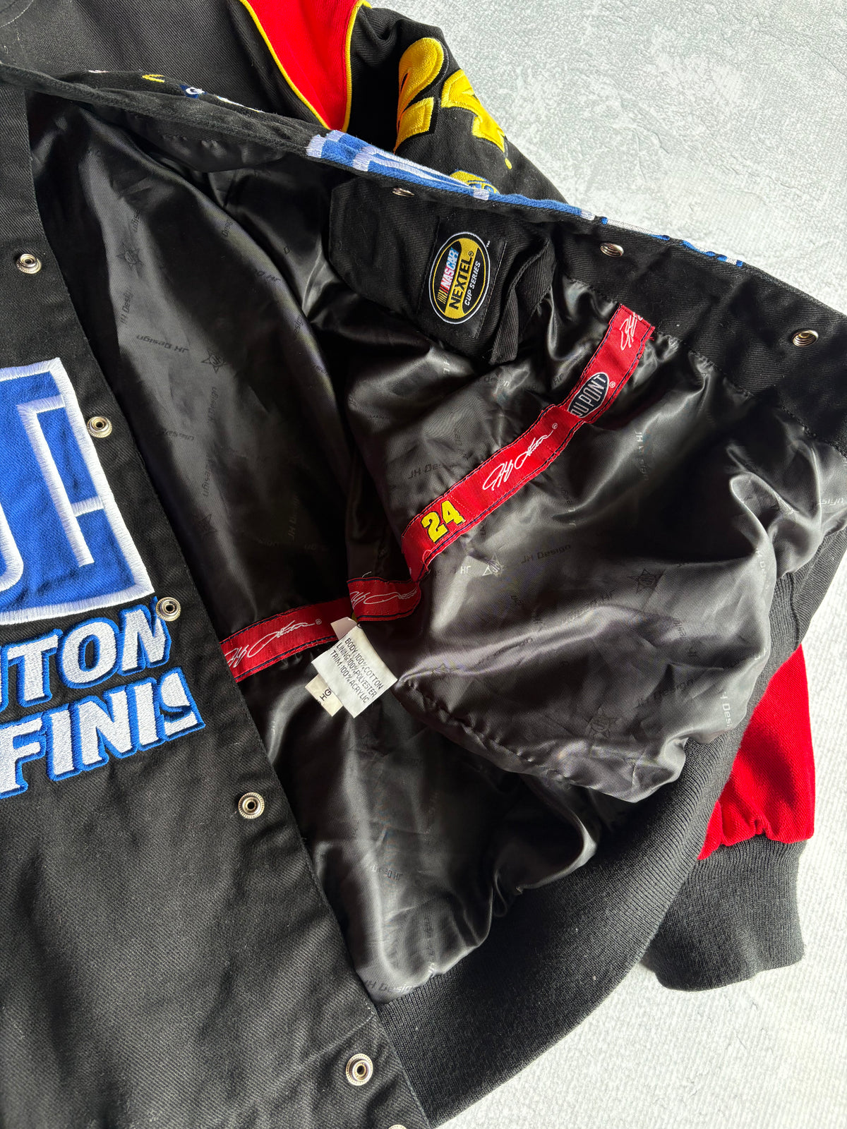 Vintage 2000s Jeff Gordon NASCAR DuPont Flaming Racing Jacket - XL