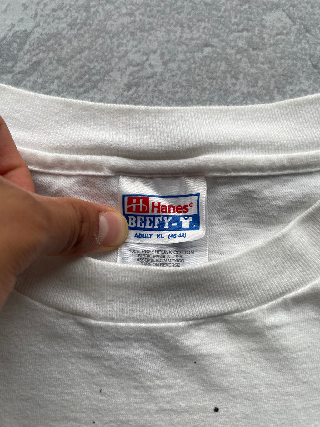 Vintage 90s Dog Years Funny White Tee - XL