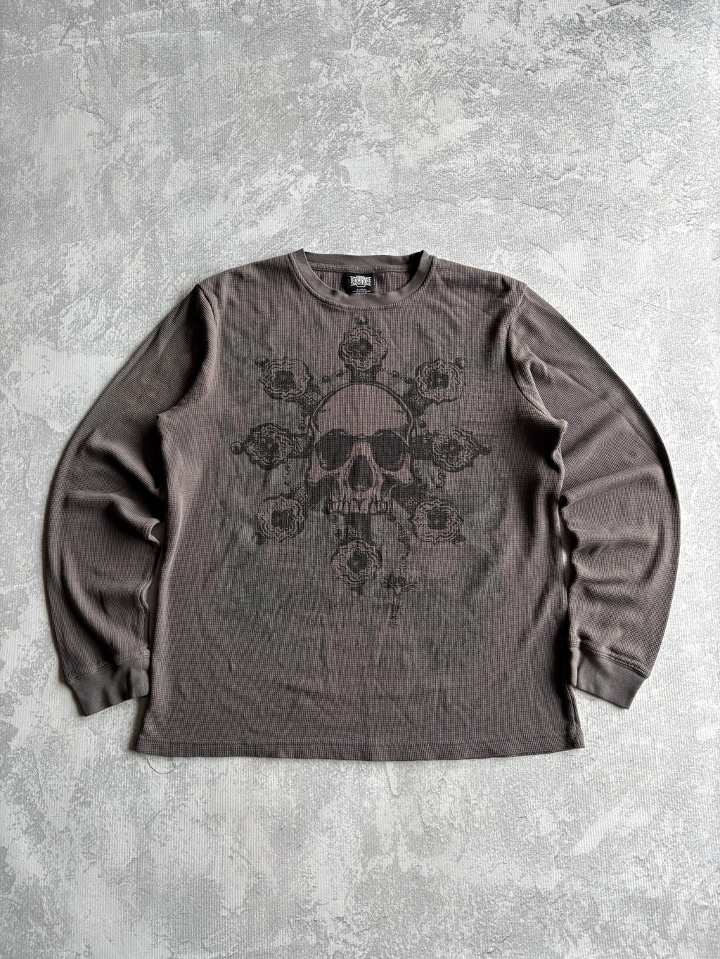 Vintage Y2K MMA Elite Thermal Longsleeve Tee Shirt - XL