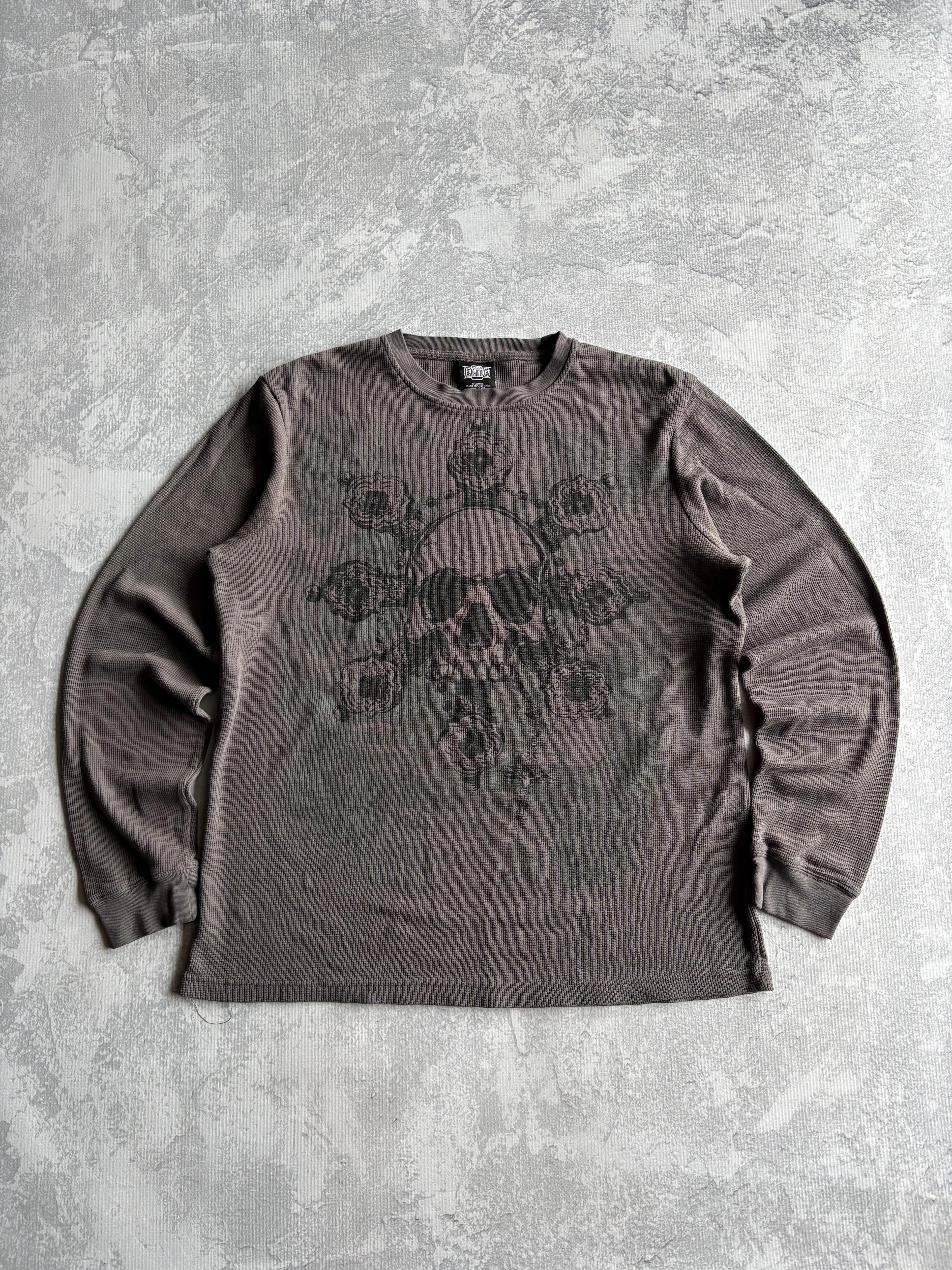 Vintage Y2K MMA Elite Thermal Longsleeve Tee Shirt - XL