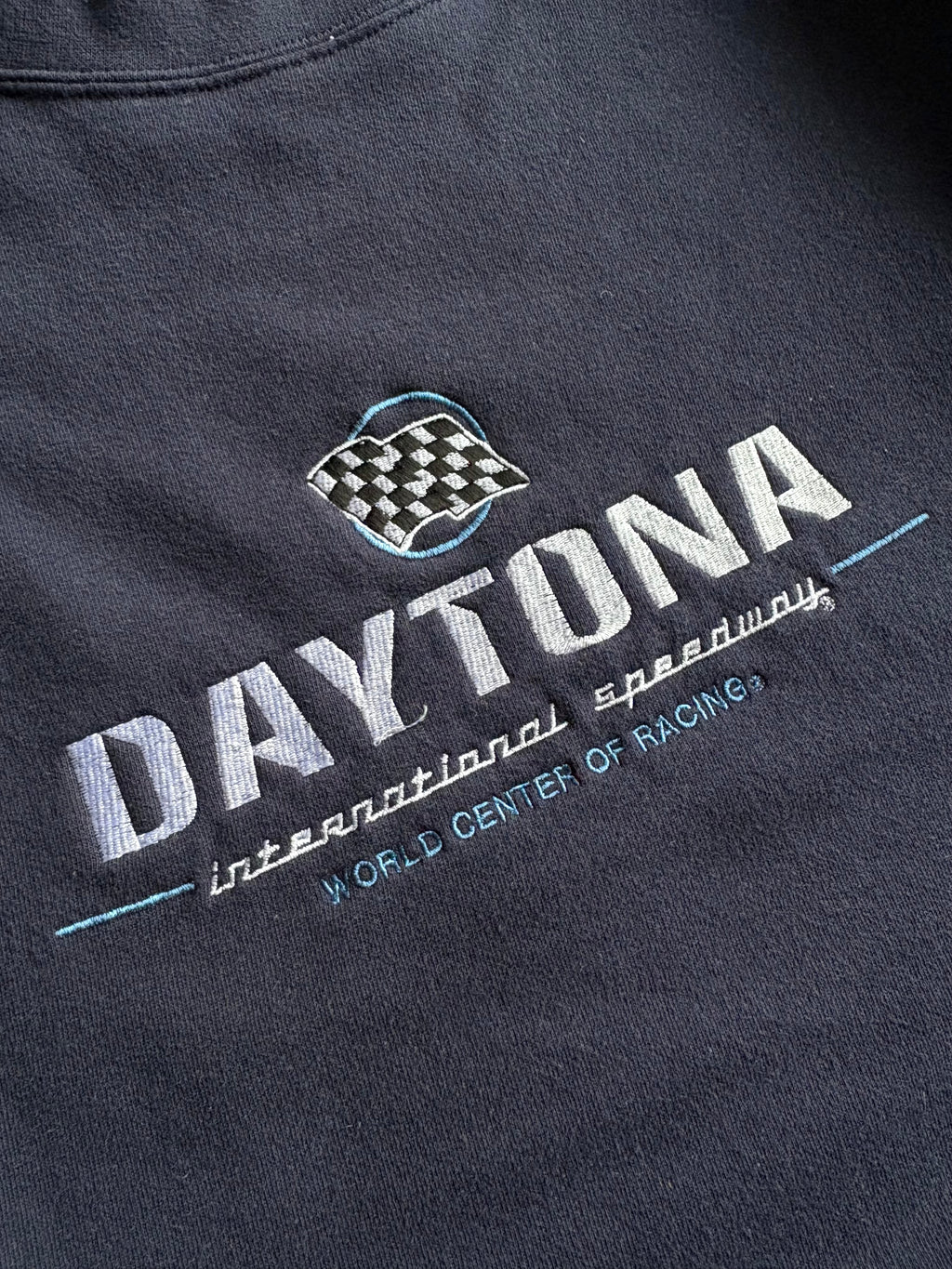 Vintage Y2K Daytona Racing Navy Crewneck Sweater -2XL