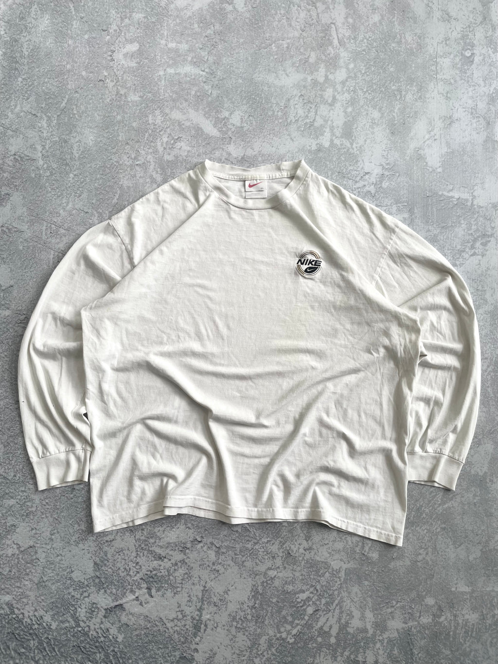 Vintage 90s Nike Swoosh Logo Longsleeve Tee Shirt - XL