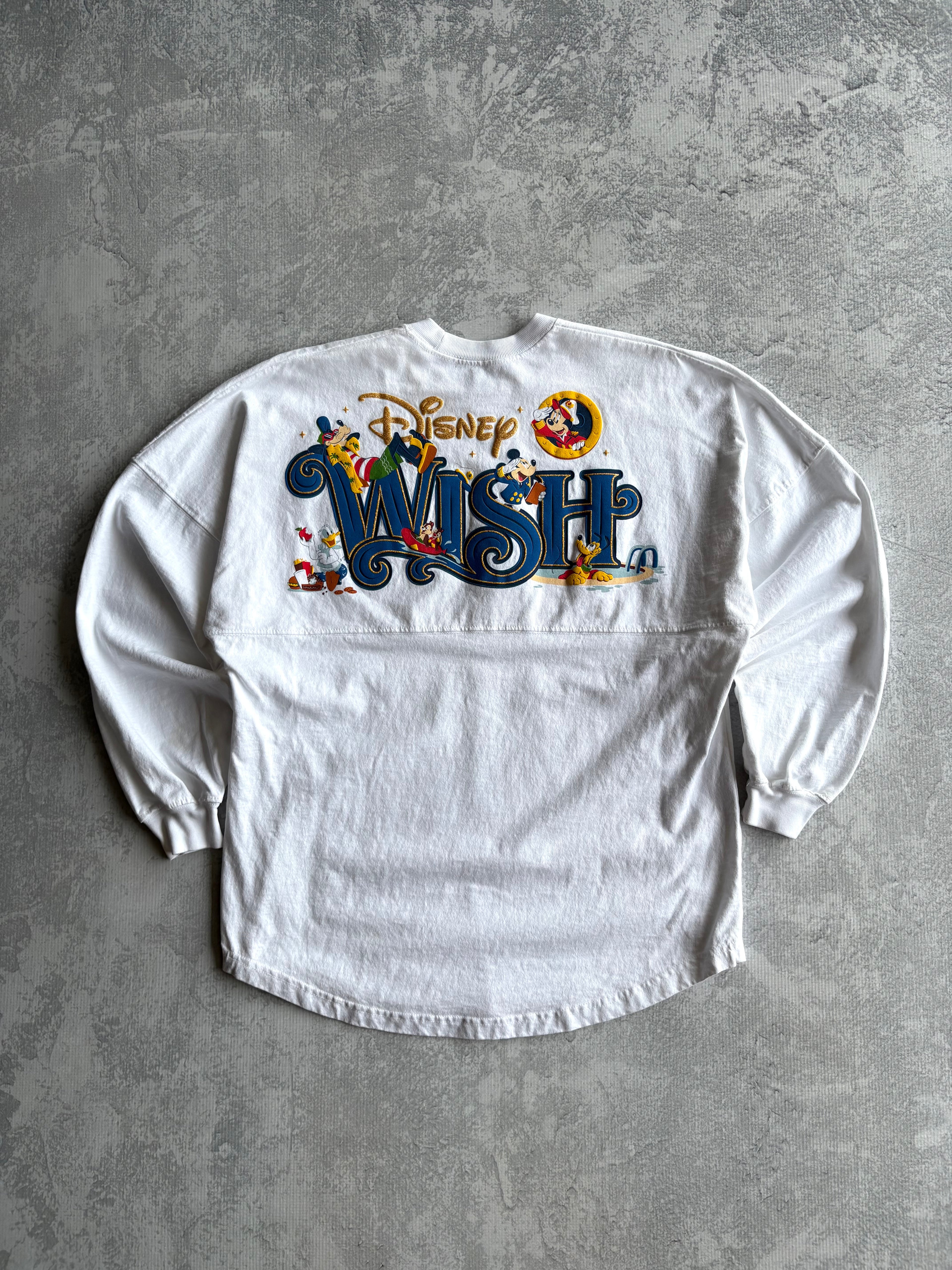 Disney Cruise Line White Longsleeve Spirit Jersey - S