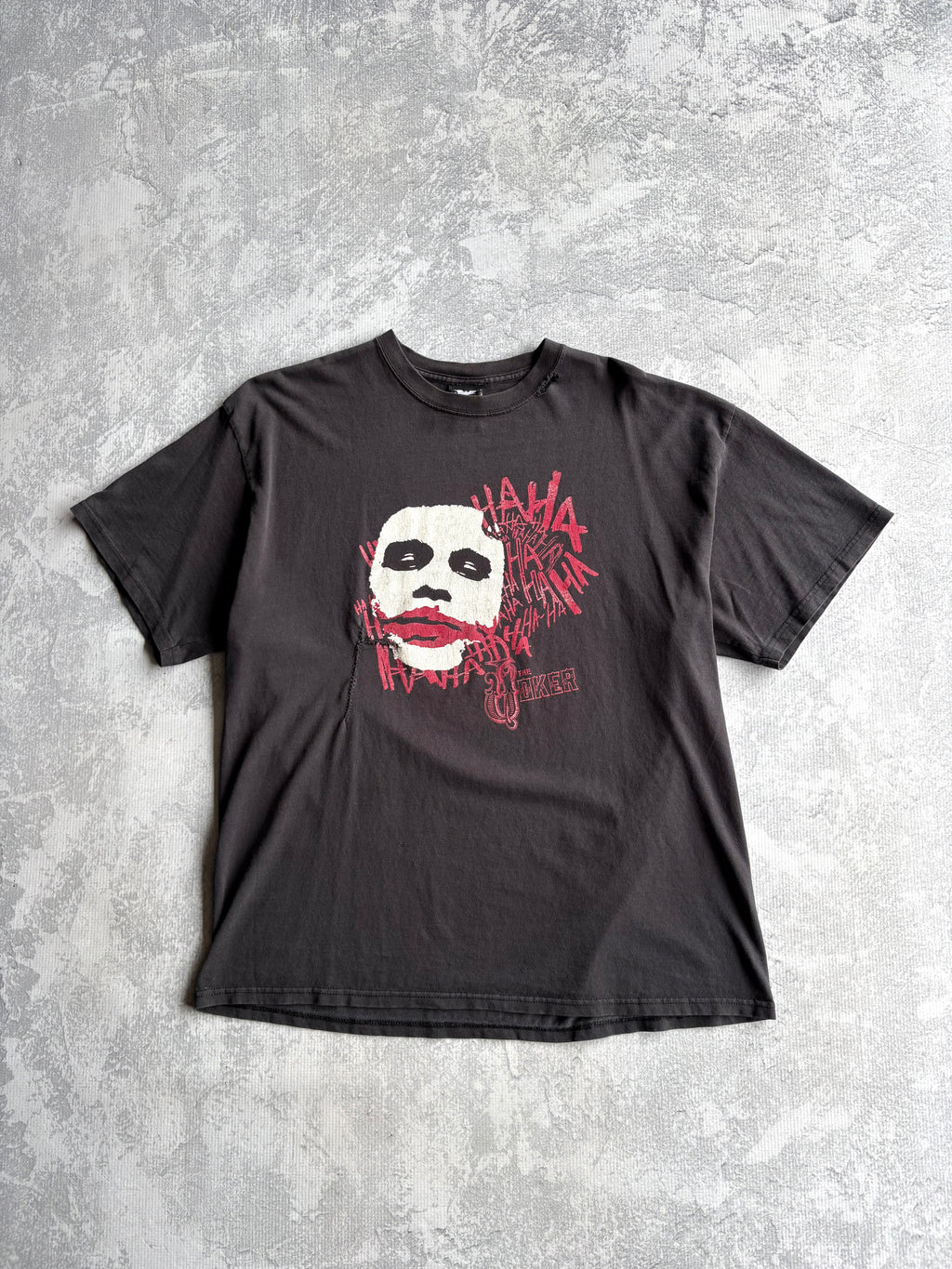 Vintage The Dark Knight Heath Ledger Joker Movie Promo Tee Shirt - XL