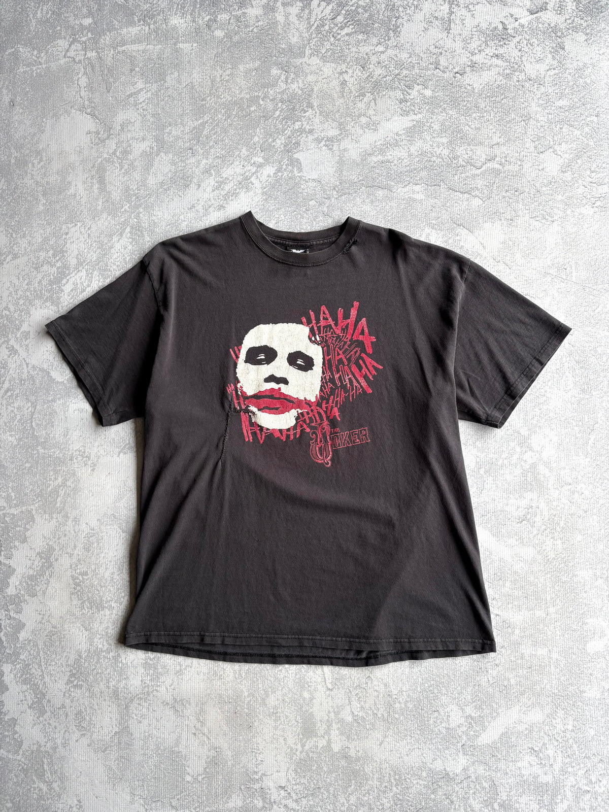 Vintage The Dark Knight Heath Ledger Joker Movie Promo Tee Shirt - XL