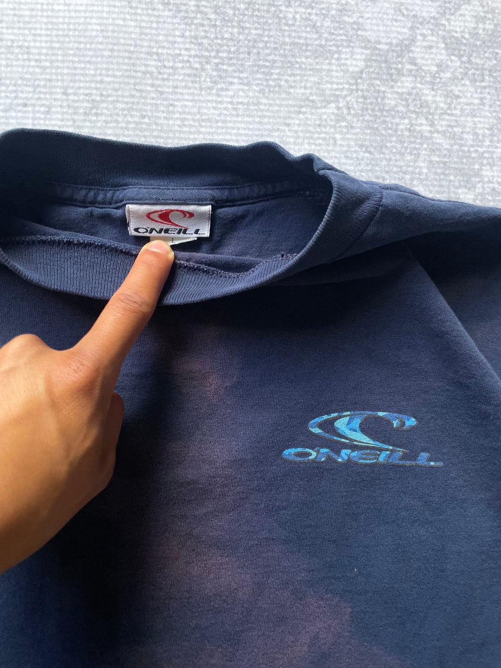 Vintage Oneil Center Logo Faded Longsleeve - L