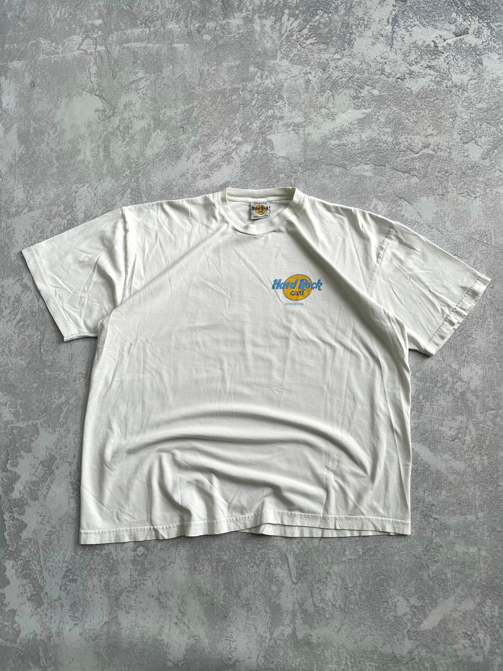 Vintage 90s Hard rock Dragon White Tee Shirt - XL