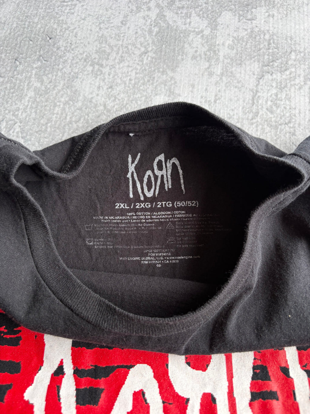 Korn Shadow Man Band Tee Shirt - 2XL