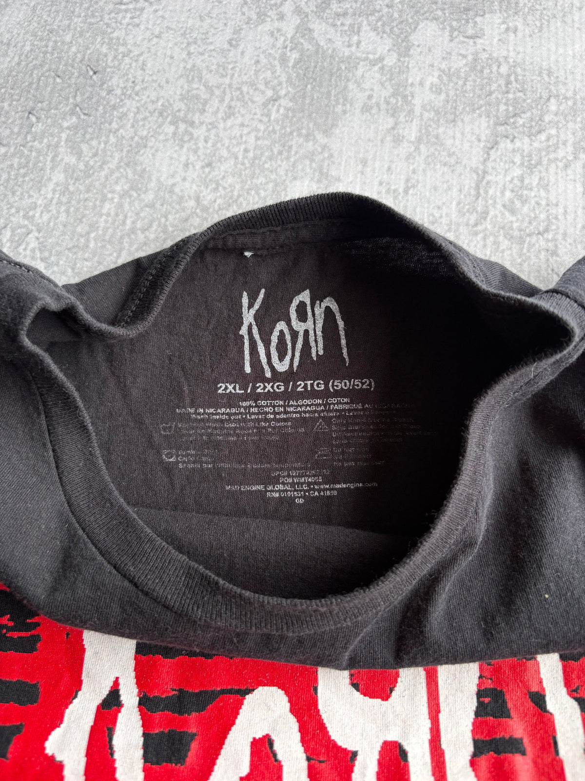 Korn Shadow Man Band Tee Shirt - 2XL