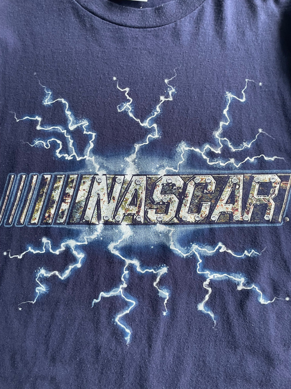 Vintage 90s NASCAR Lightning Tee - XL